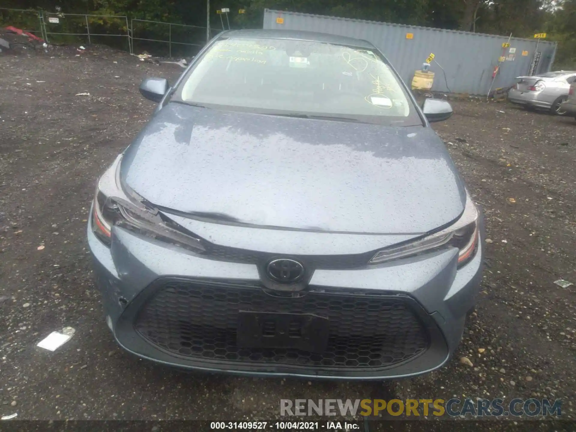 6 Photograph of a damaged car JTDEPRAE0LJ039654 TOYOTA COROLLA 2020