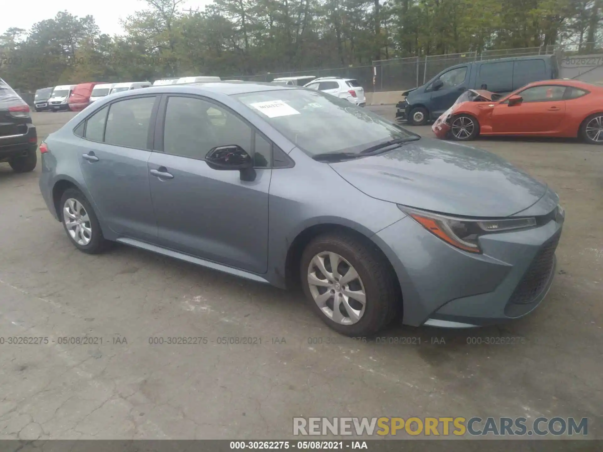 1 Photograph of a damaged car JTDEPRAE0LJ039895 TOYOTA COROLLA 2020