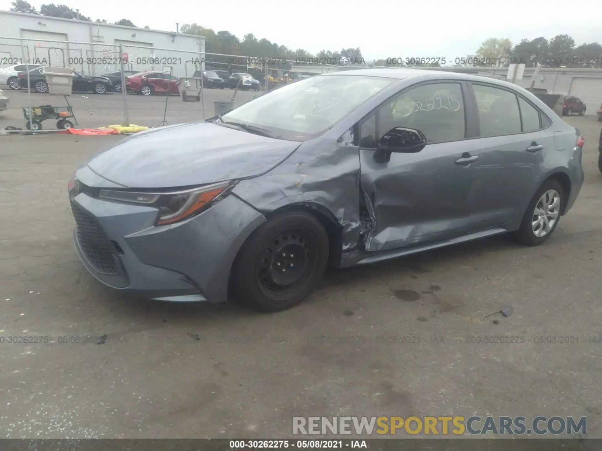 6 Photograph of a damaged car JTDEPRAE0LJ039895 TOYOTA COROLLA 2020