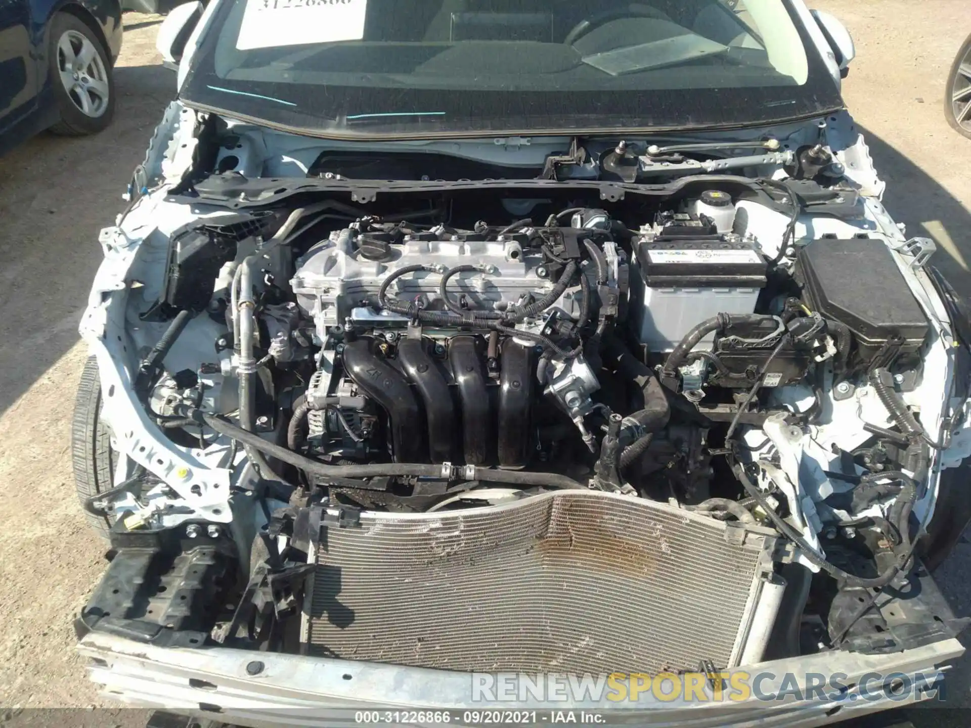 10 Photograph of a damaged car JTDEPRAE0LJ040271 TOYOTA COROLLA 2020