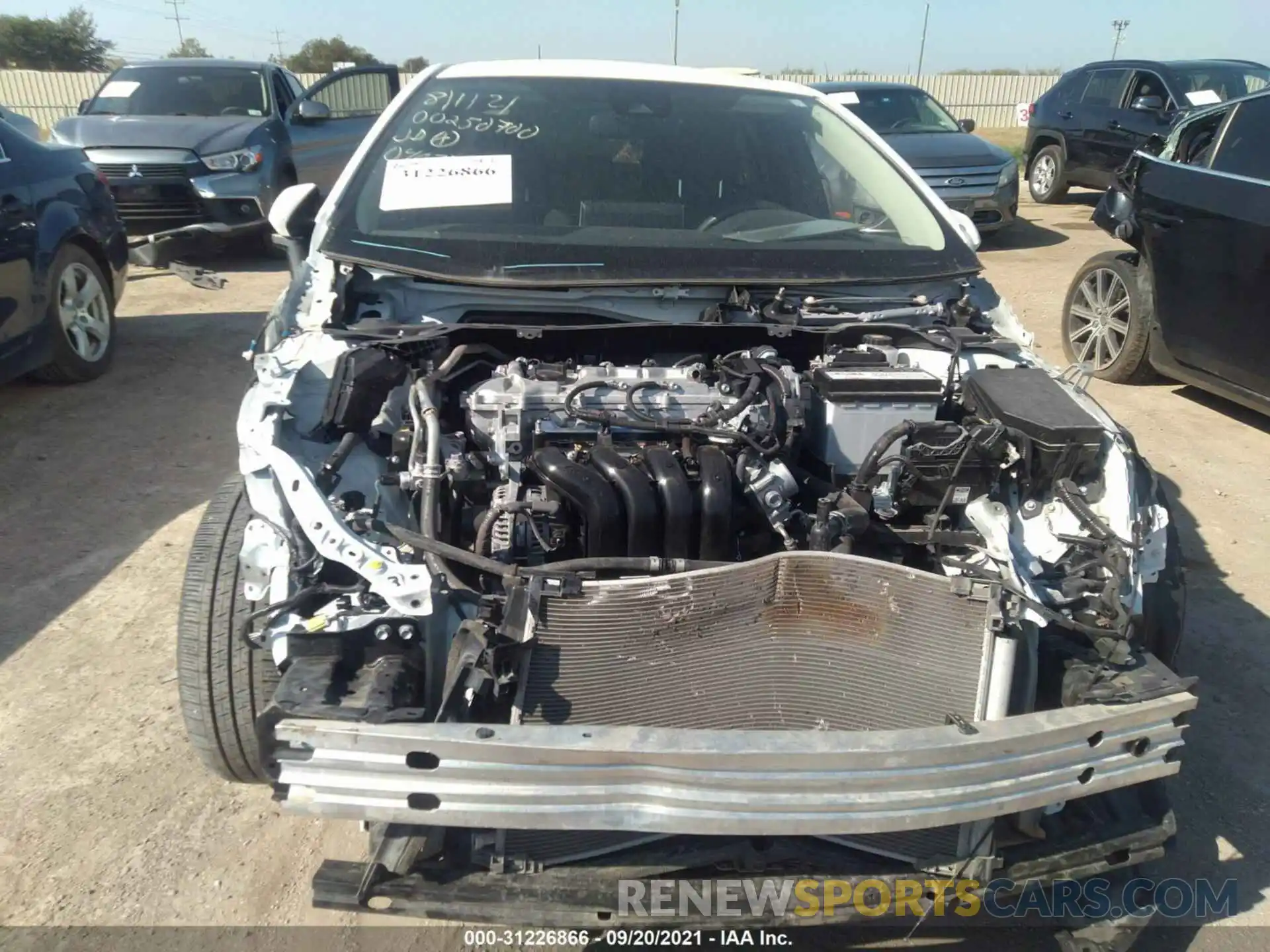 6 Photograph of a damaged car JTDEPRAE0LJ040271 TOYOTA COROLLA 2020