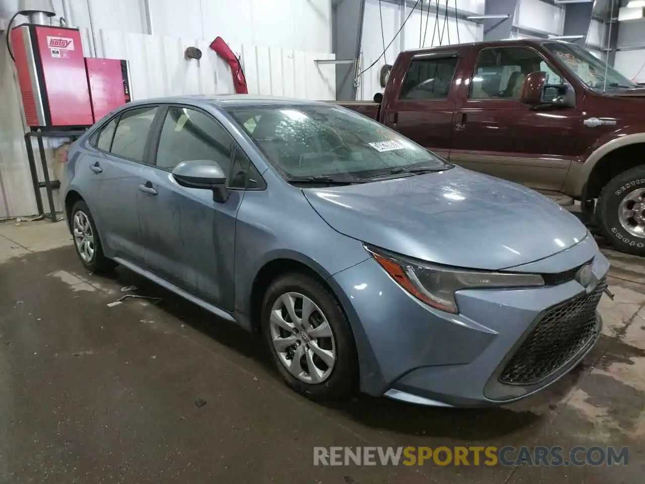 1 Photograph of a damaged car JTDEPRAE0LJ040545 TOYOTA COROLLA 2020