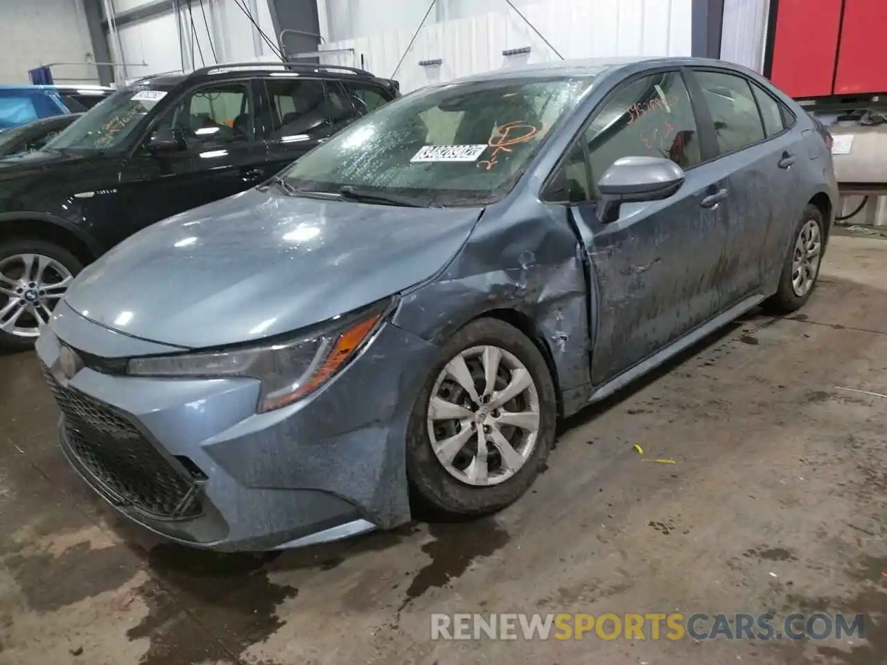 2 Photograph of a damaged car JTDEPRAE0LJ040545 TOYOTA COROLLA 2020