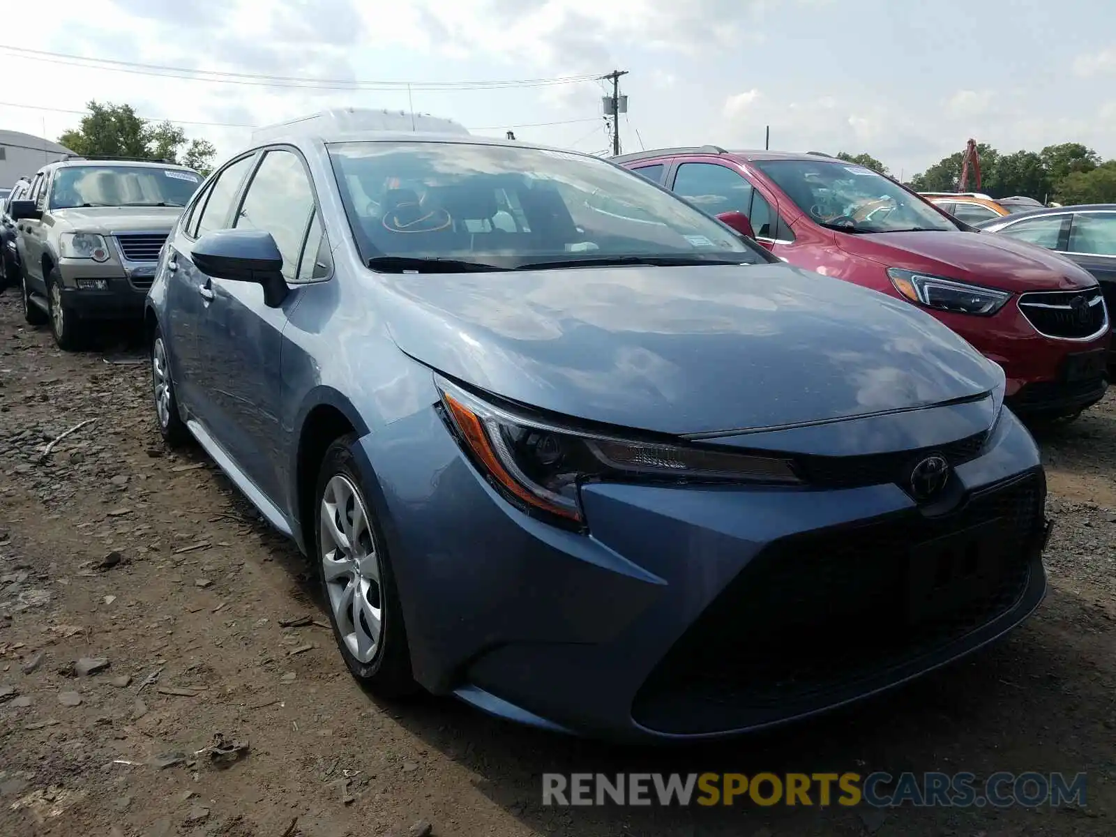 1 Photograph of a damaged car JTDEPRAE0LJ040612 TOYOTA COROLLA 2020