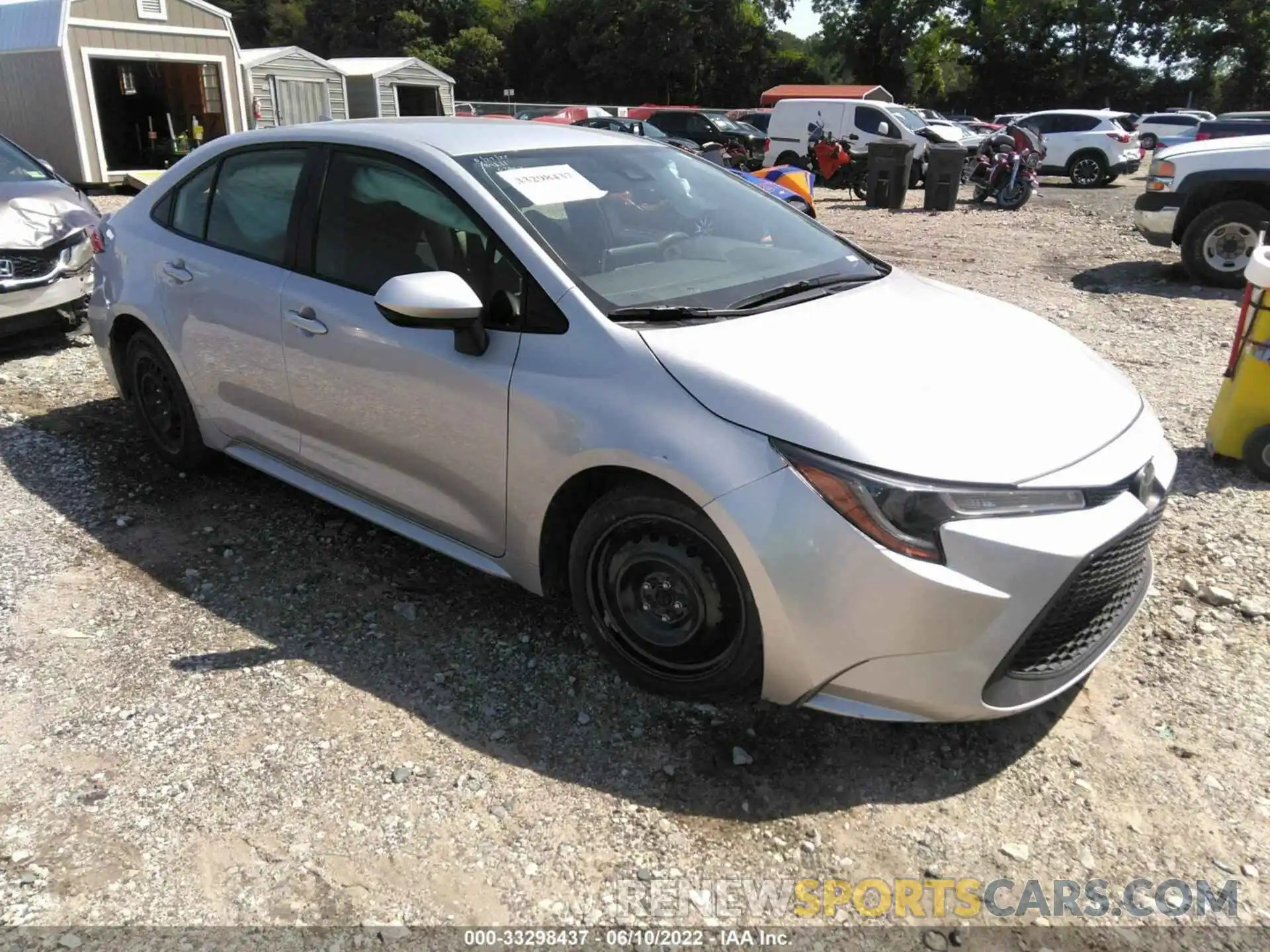 1 Photograph of a damaged car JTDEPRAE0LJ040724 TOYOTA COROLLA 2020