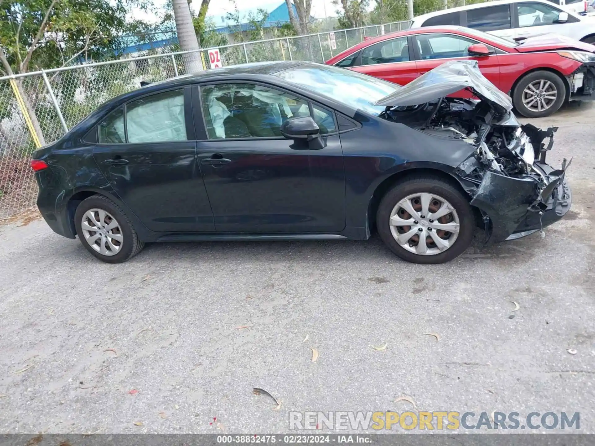 13 Photograph of a damaged car JTDEPRAE0LJ041193 TOYOTA COROLLA 2020