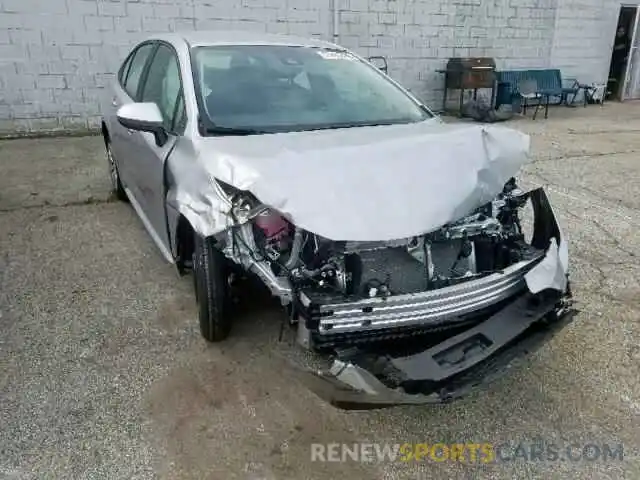 1 Photograph of a damaged car JTDEPRAE0LJ041355 TOYOTA COROLLA 2020