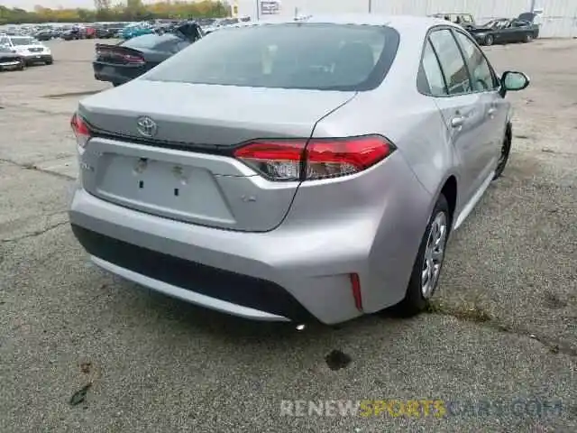 4 Photograph of a damaged car JTDEPRAE0LJ041355 TOYOTA COROLLA 2020