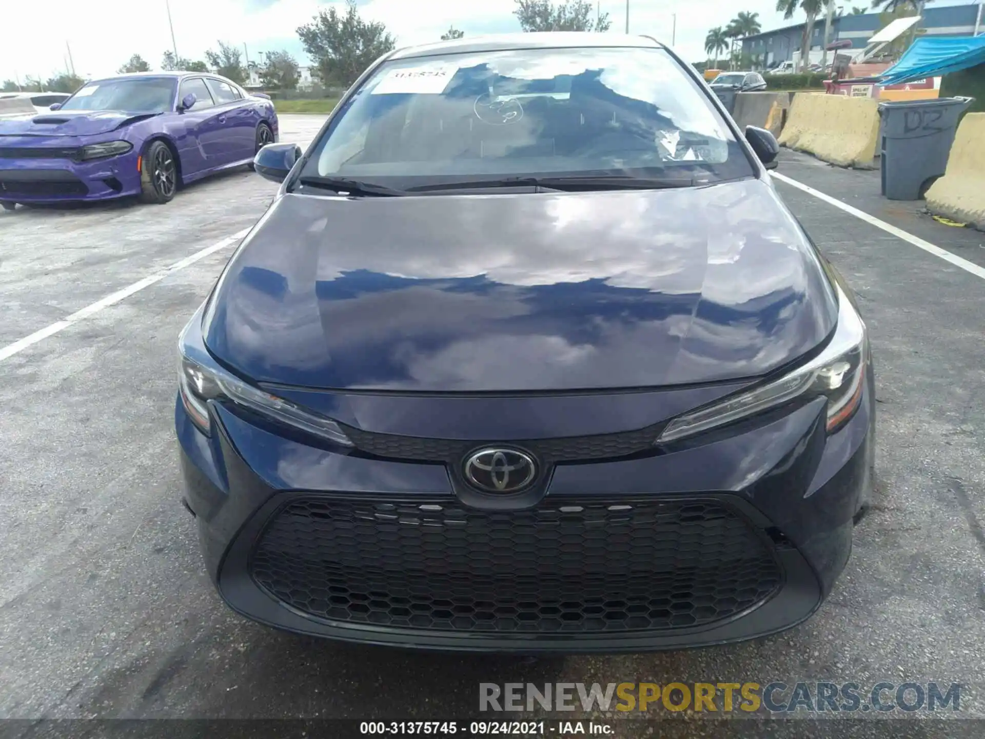 6 Photograph of a damaged car JTDEPRAE0LJ041954 TOYOTA COROLLA 2020