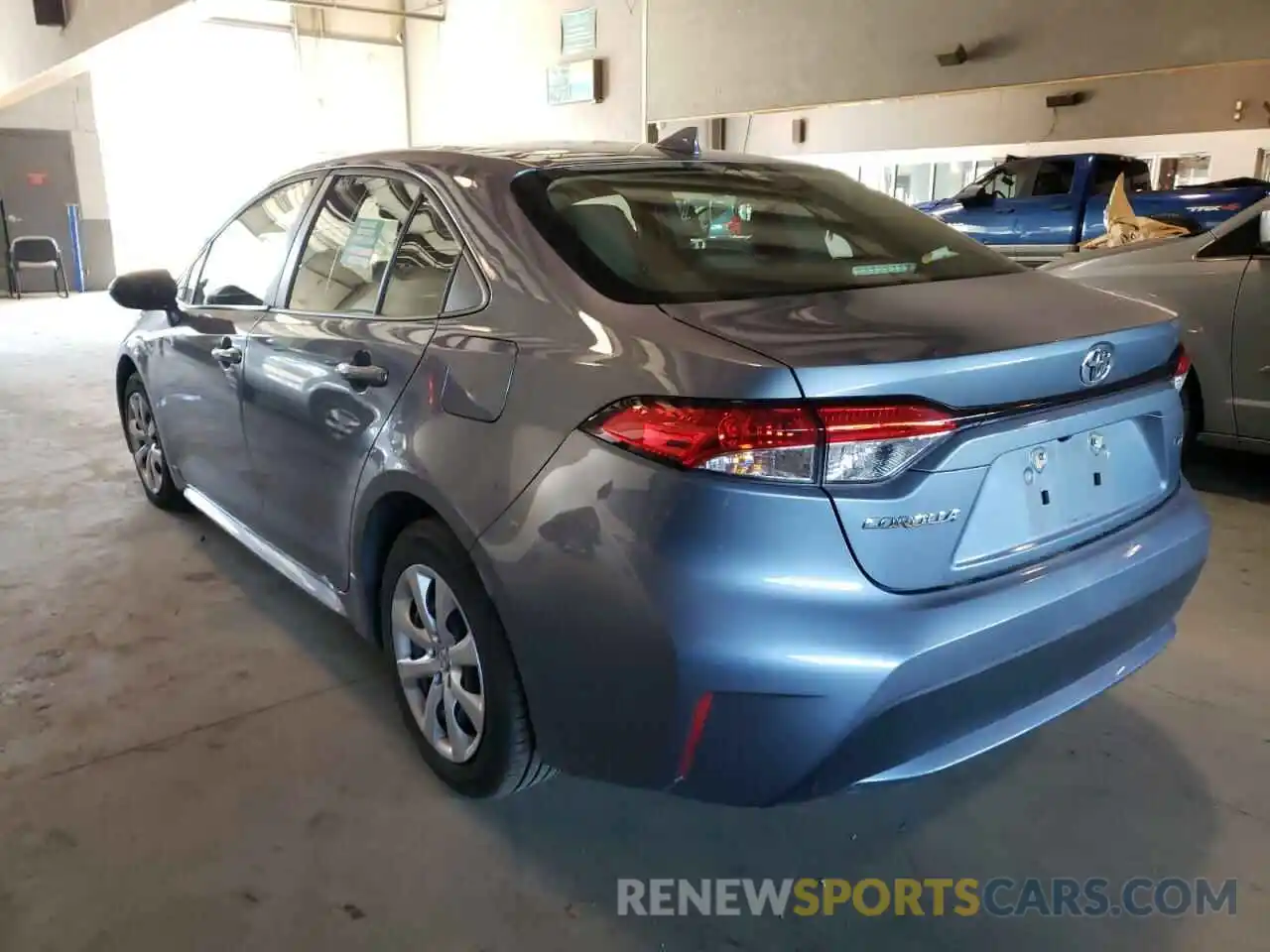 3 Photograph of a damaged car JTDEPRAE0LJ042036 TOYOTA COROLLA 2020