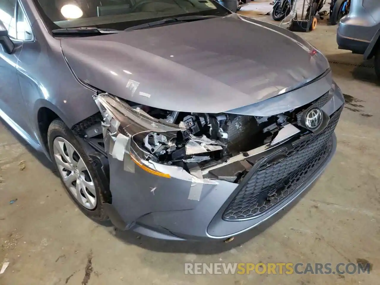 9 Photograph of a damaged car JTDEPRAE0LJ042036 TOYOTA COROLLA 2020