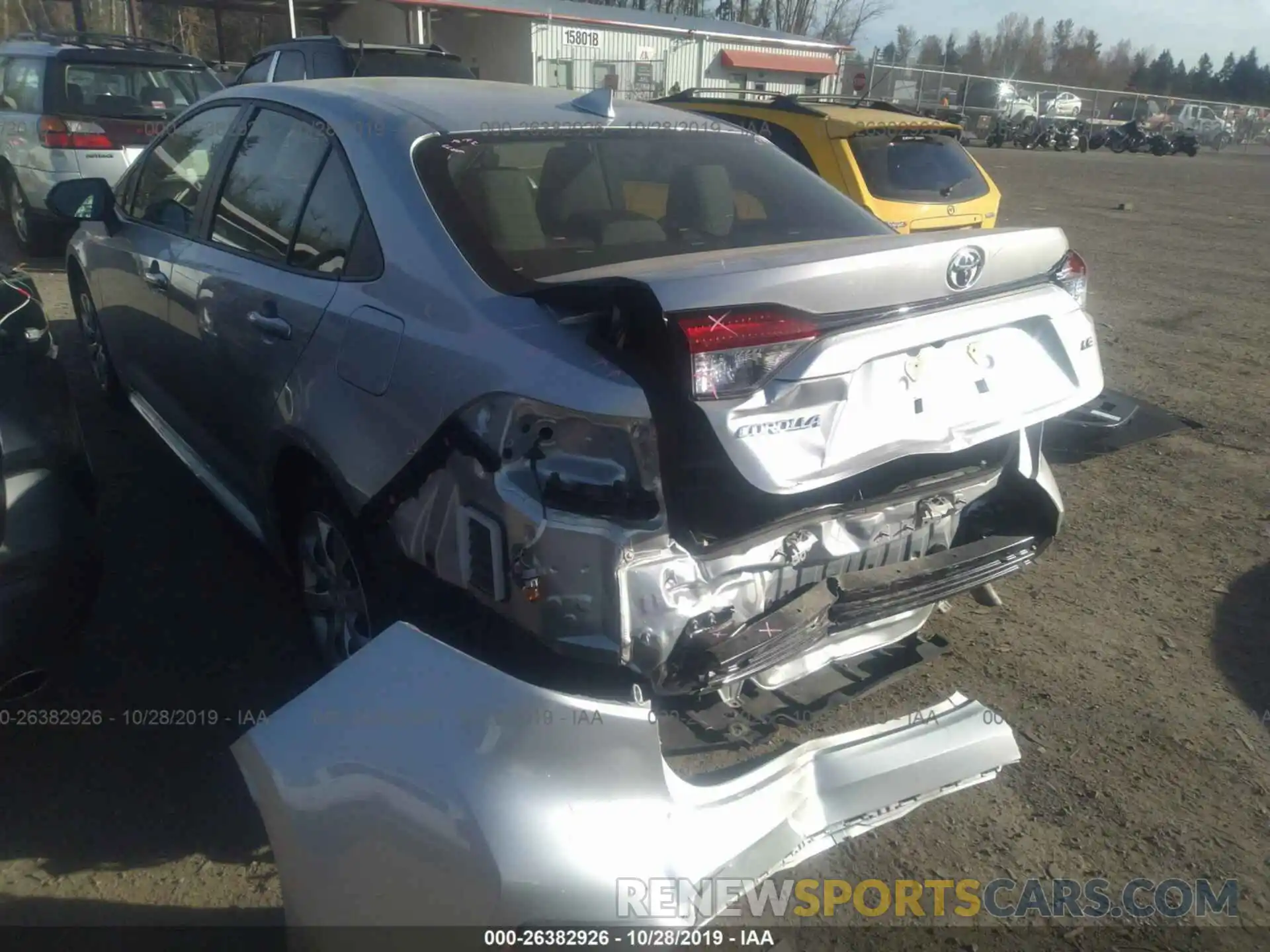 3 Photograph of a damaged car JTDEPRAE0LJ042246 TOYOTA COROLLA 2020