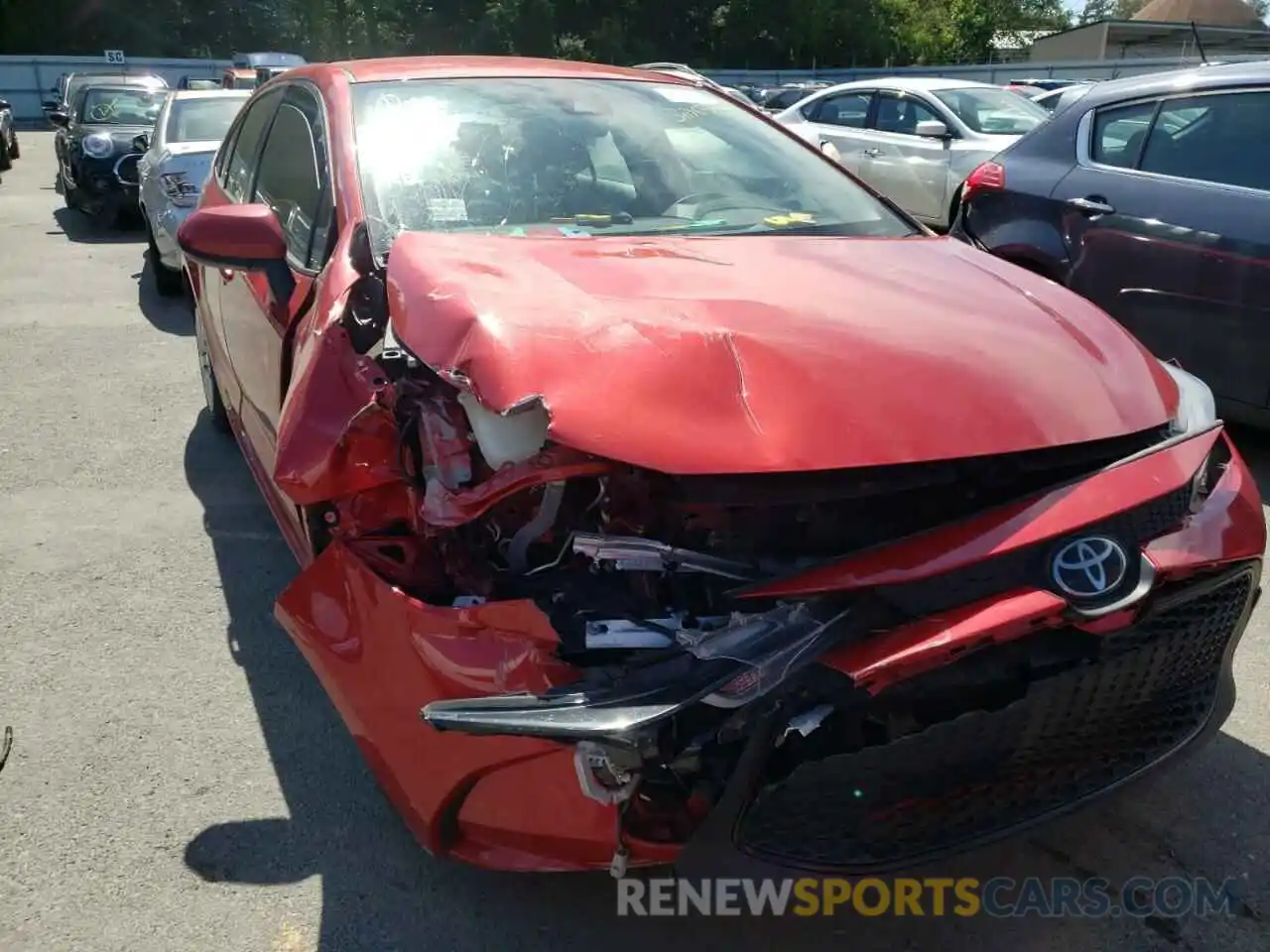 9 Photograph of a damaged car JTDEPRAE0LJ042280 TOYOTA COROLLA 2020