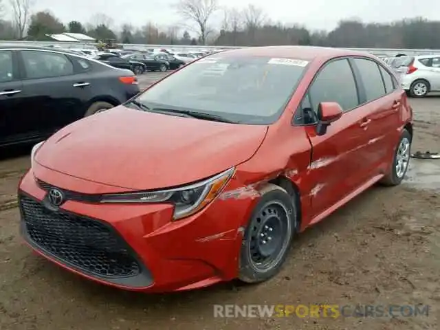 2 Photograph of a damaged car JTDEPRAE0LJ042411 TOYOTA COROLLA 2020