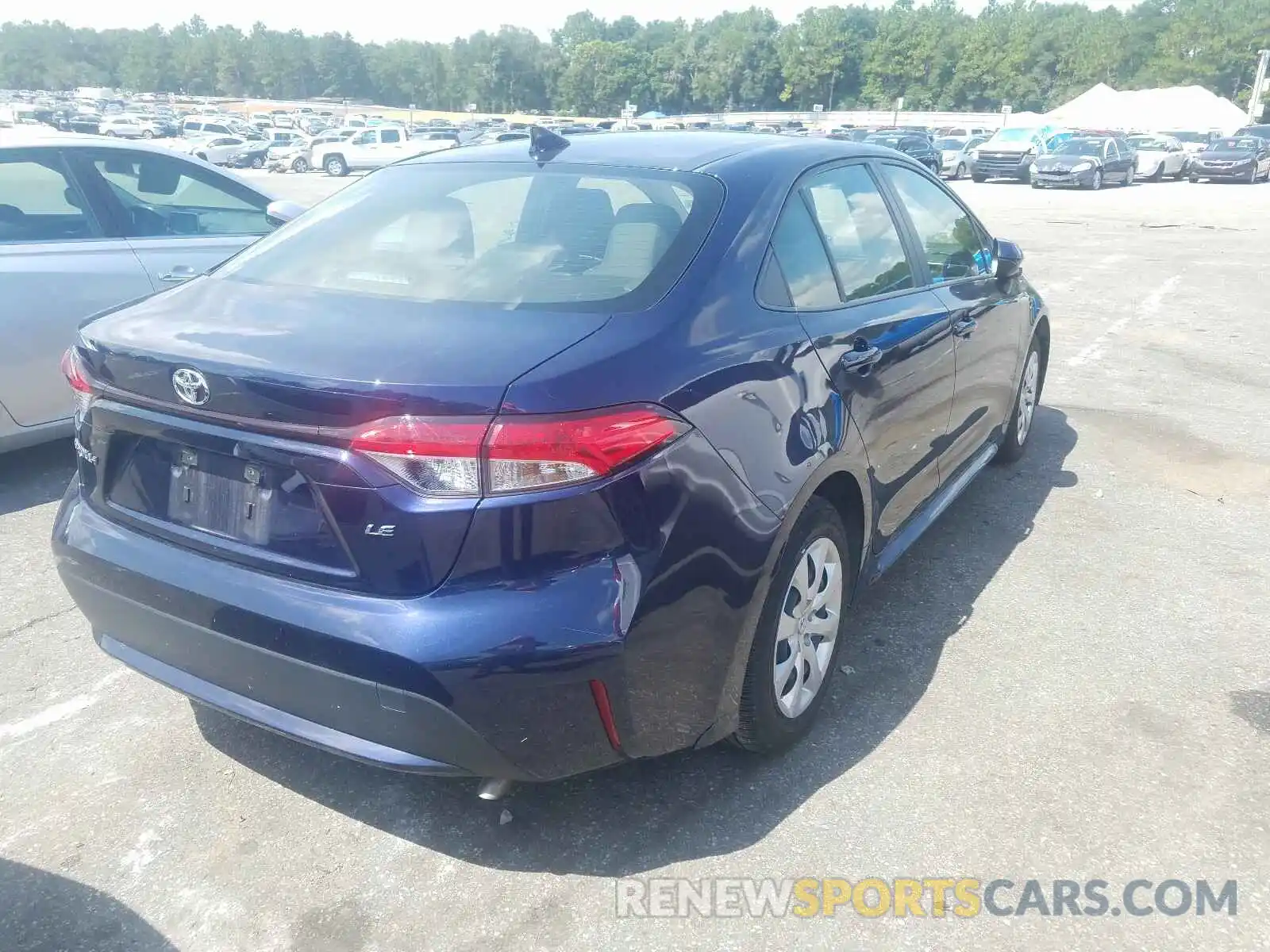 4 Photograph of a damaged car JTDEPRAE0LJ042425 TOYOTA COROLLA 2020