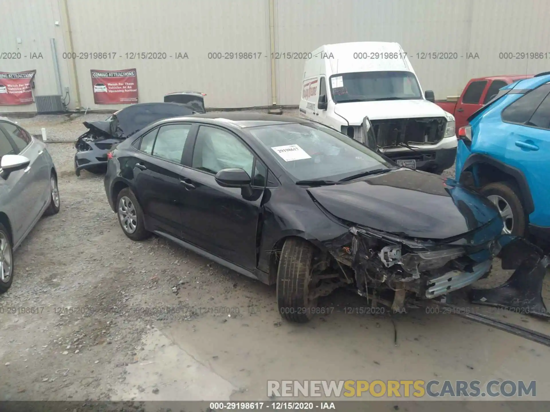 1 Photograph of a damaged car JTDEPRAE0LJ042733 TOYOTA COROLLA 2020