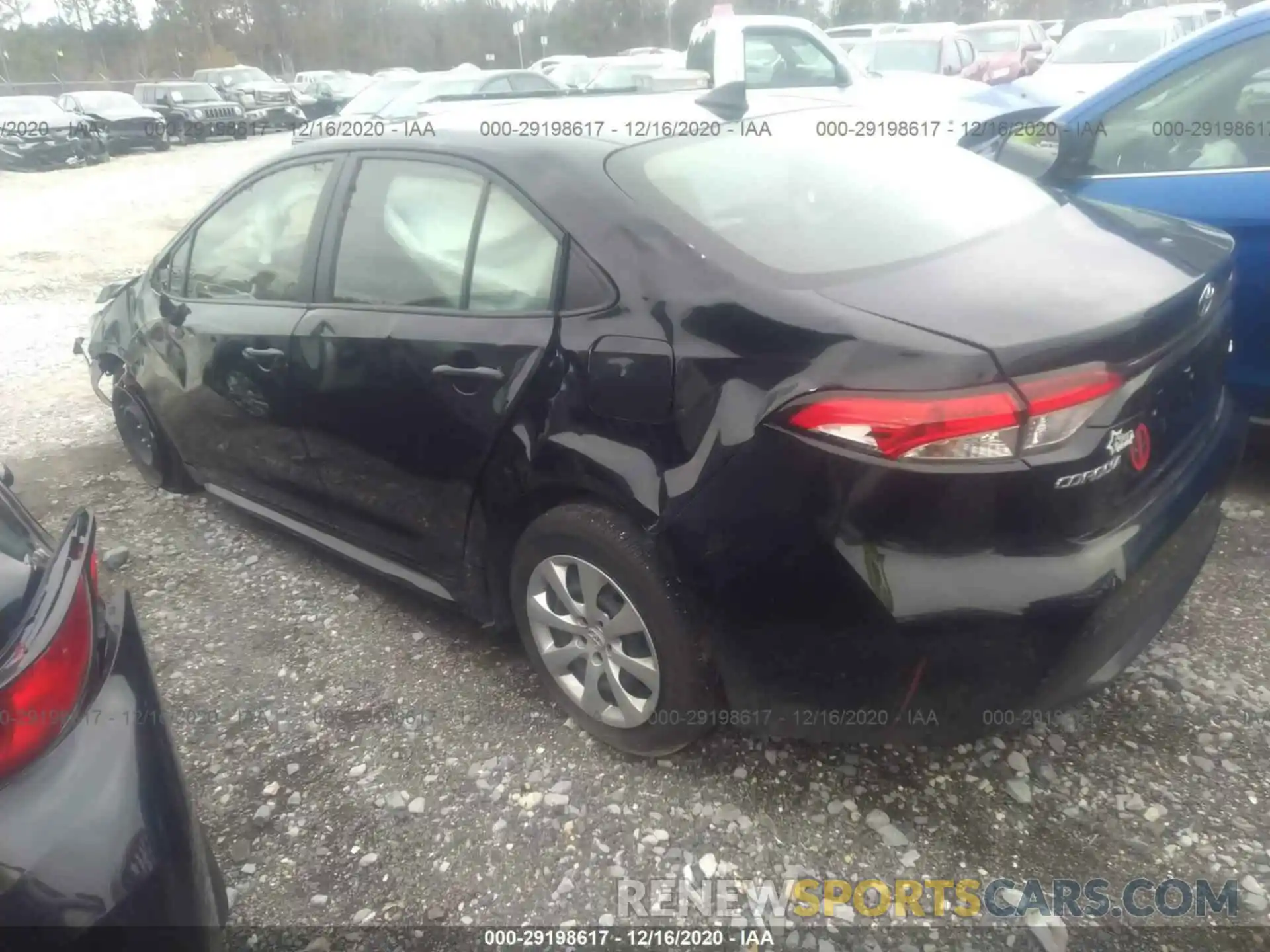 3 Photograph of a damaged car JTDEPRAE0LJ042733 TOYOTA COROLLA 2020