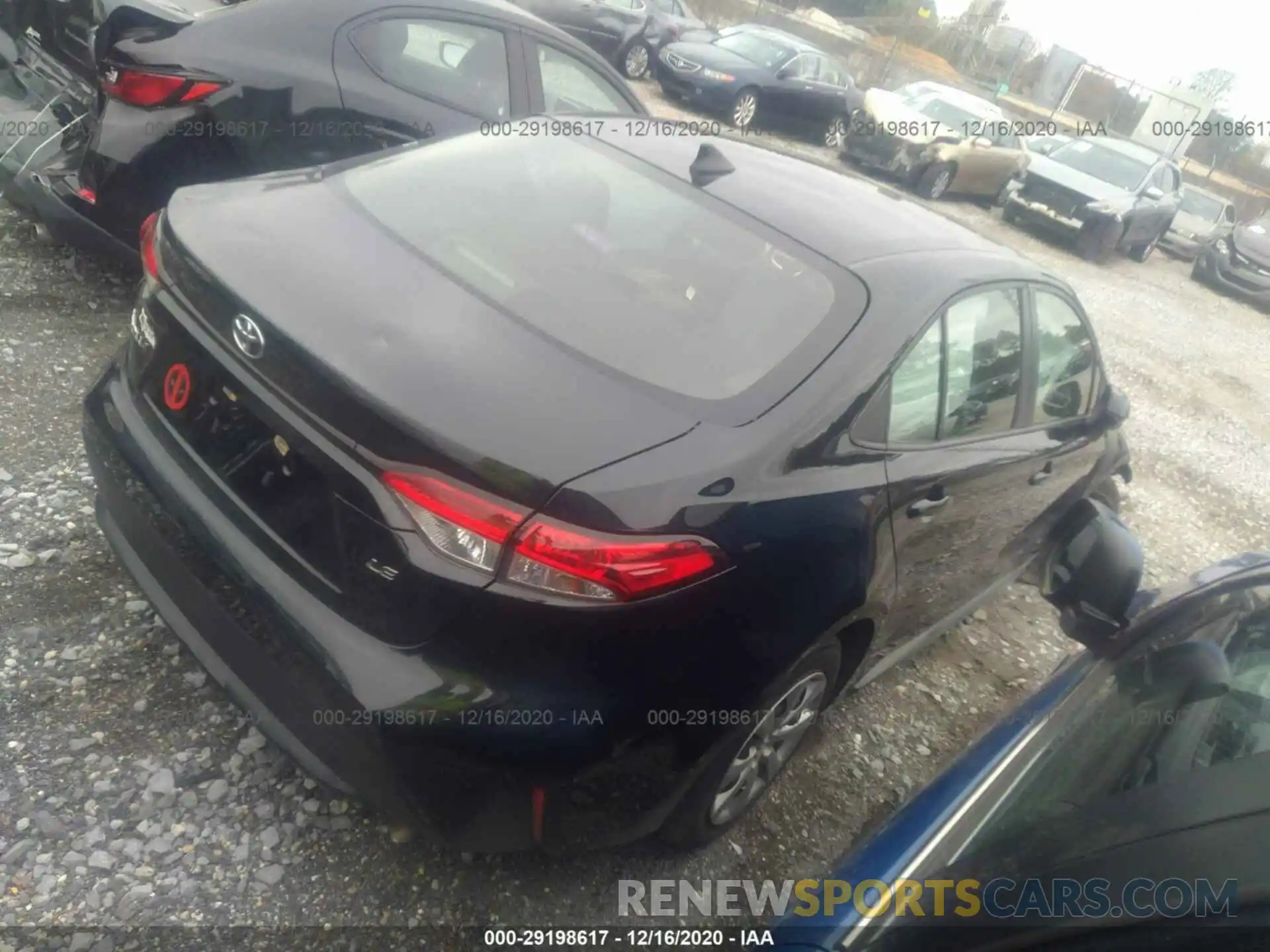 4 Photograph of a damaged car JTDEPRAE0LJ042733 TOYOTA COROLLA 2020