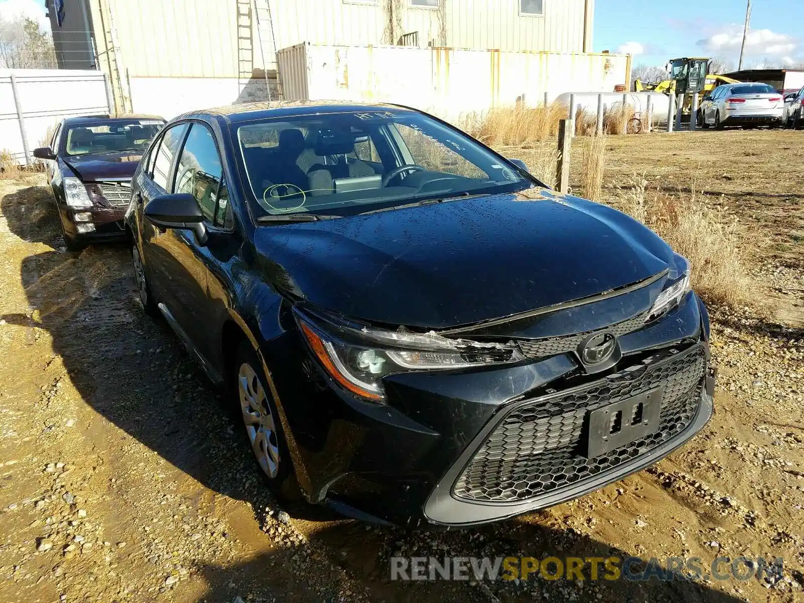 1 Photograph of a damaged car JTDEPRAE0LJ042747 TOYOTA COROLLA 2020