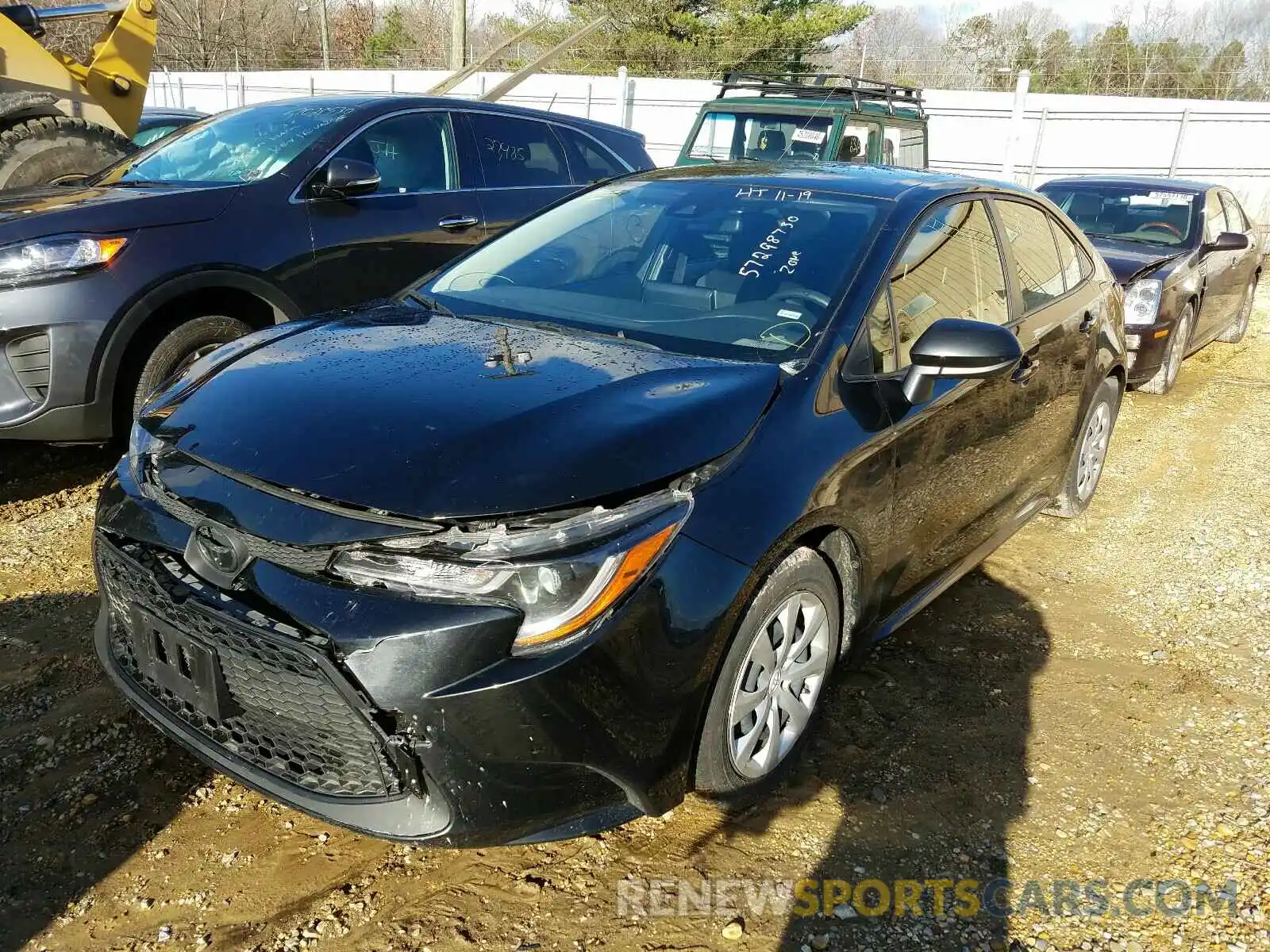 2 Photograph of a damaged car JTDEPRAE0LJ042747 TOYOTA COROLLA 2020