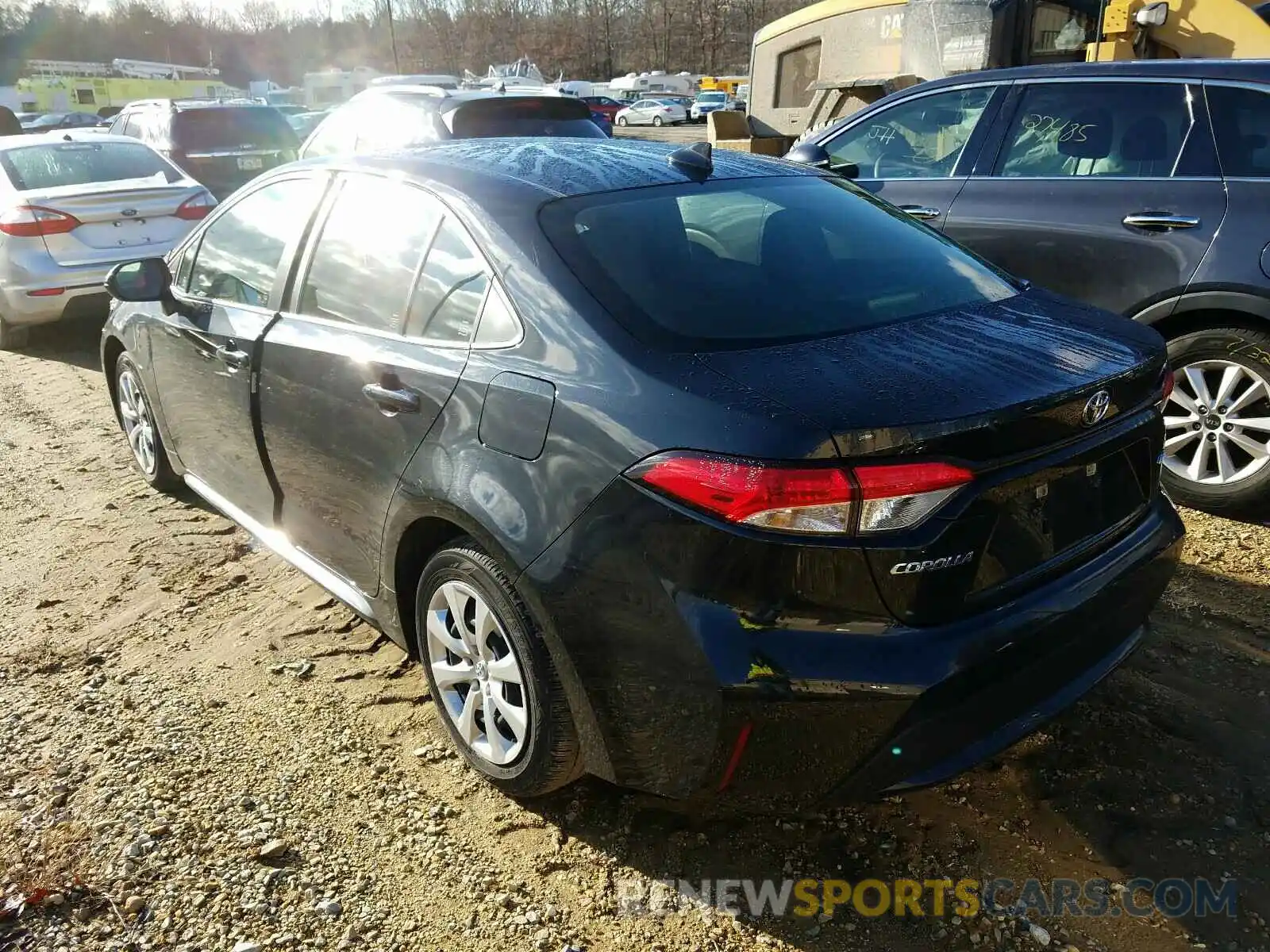 3 Photograph of a damaged car JTDEPRAE0LJ042747 TOYOTA COROLLA 2020