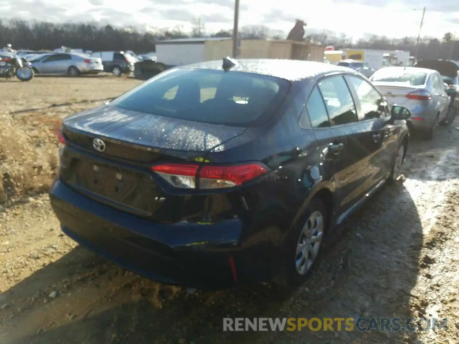 4 Photograph of a damaged car JTDEPRAE0LJ042747 TOYOTA COROLLA 2020