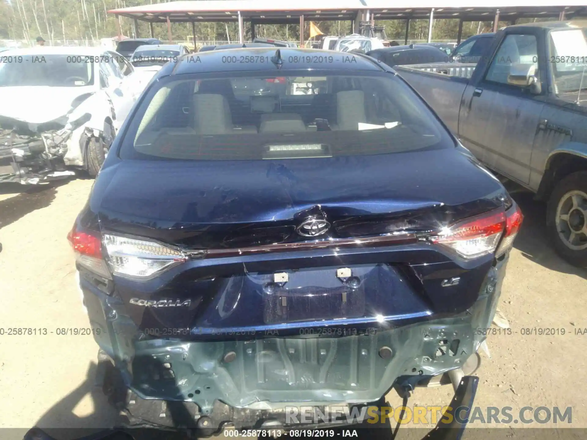 6 Photograph of a damaged car JTDEPRAE0LJ042828 TOYOTA COROLLA 2020