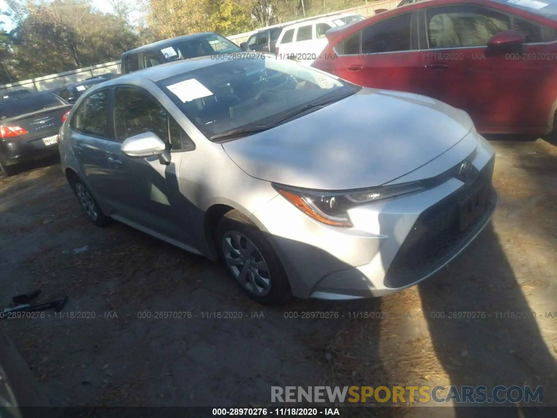 1 Photograph of a damaged car JTDEPRAE0LJ043073 TOYOTA COROLLA 2020