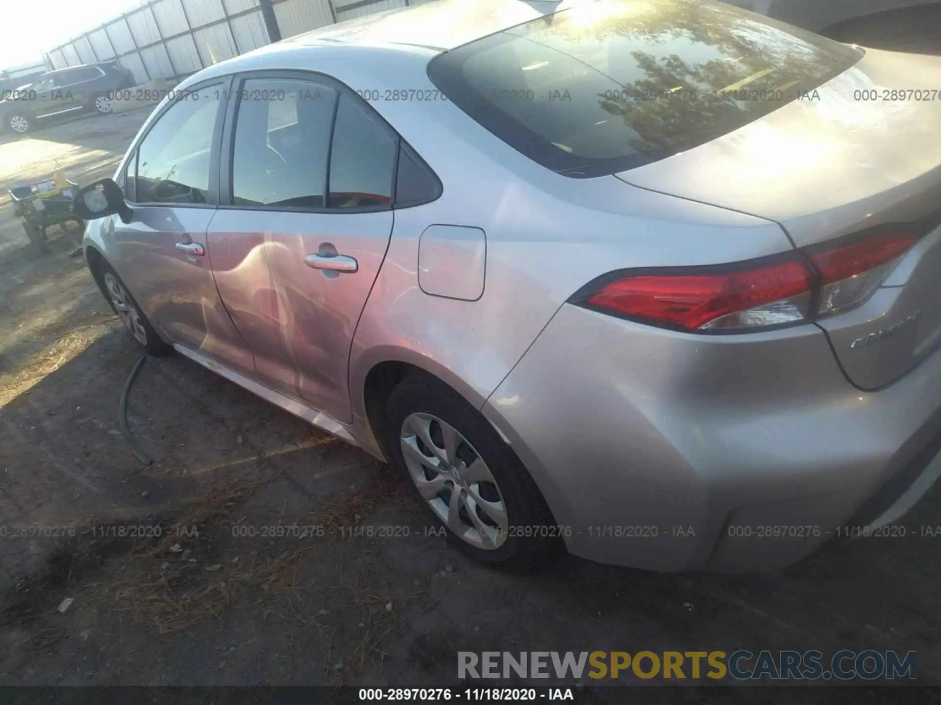 3 Photograph of a damaged car JTDEPRAE0LJ043073 TOYOTA COROLLA 2020