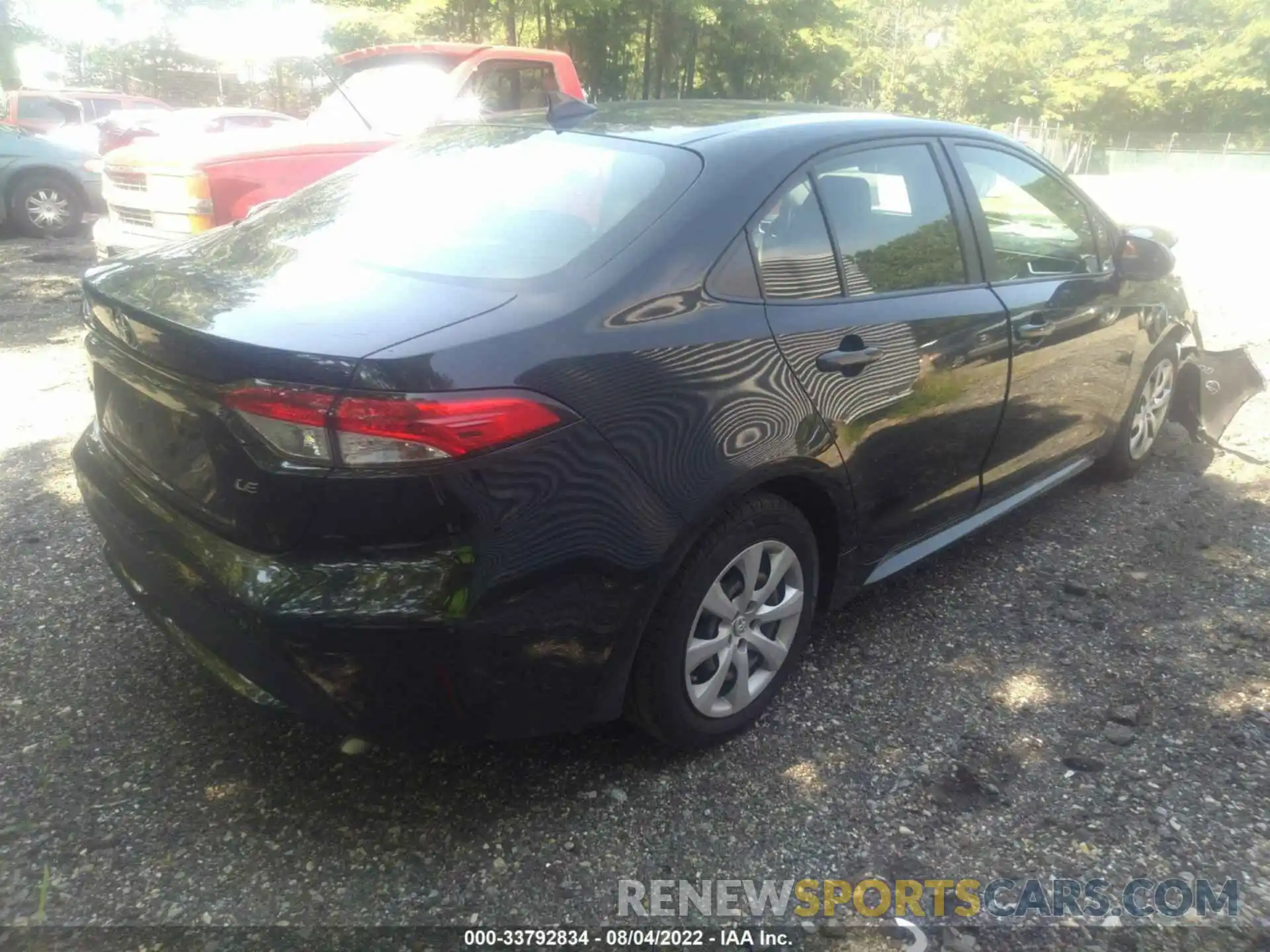 4 Photograph of a damaged car JTDEPRAE0LJ043364 TOYOTA COROLLA 2020