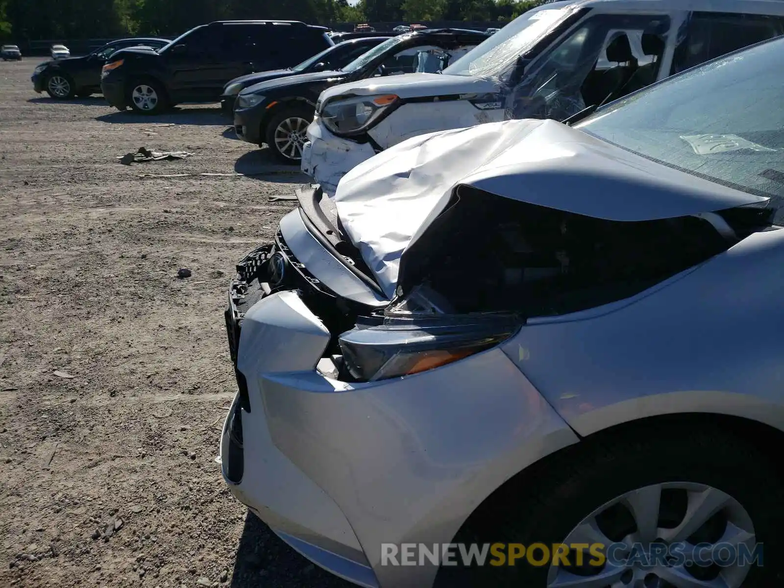 9 Photograph of a damaged car JTDEPRAE0LJ043509 TOYOTA COROLLA 2020