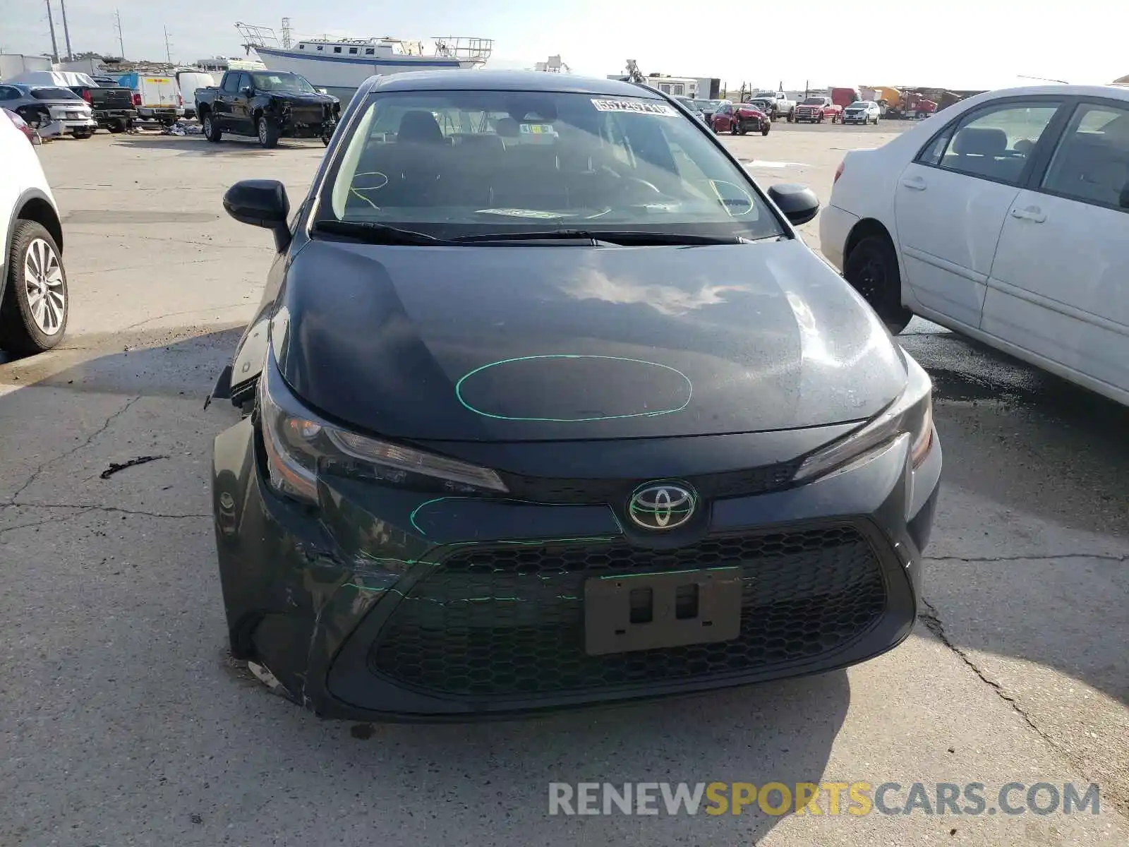 9 Photograph of a damaged car JTDEPRAE0LJ043588 TOYOTA COROLLA 2020