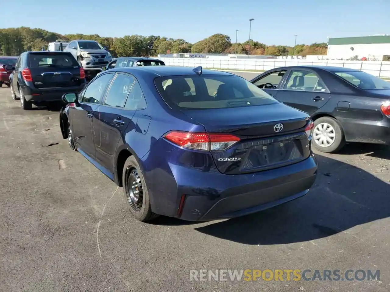 3 Photograph of a damaged car JTDEPRAE0LJ044059 TOYOTA COROLLA 2020