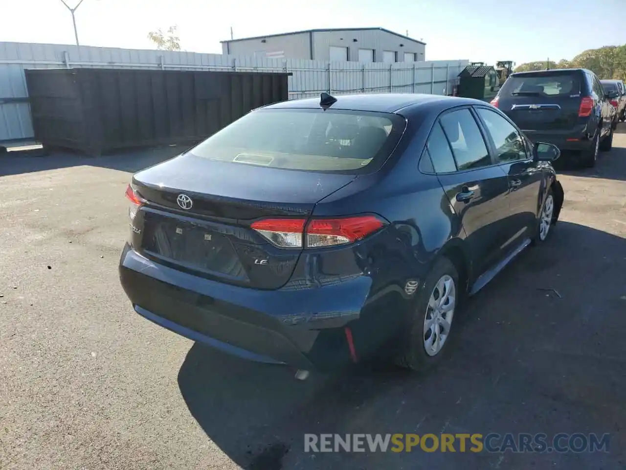 4 Photograph of a damaged car JTDEPRAE0LJ044059 TOYOTA COROLLA 2020