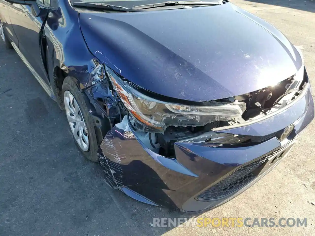 9 Photograph of a damaged car JTDEPRAE0LJ044059 TOYOTA COROLLA 2020