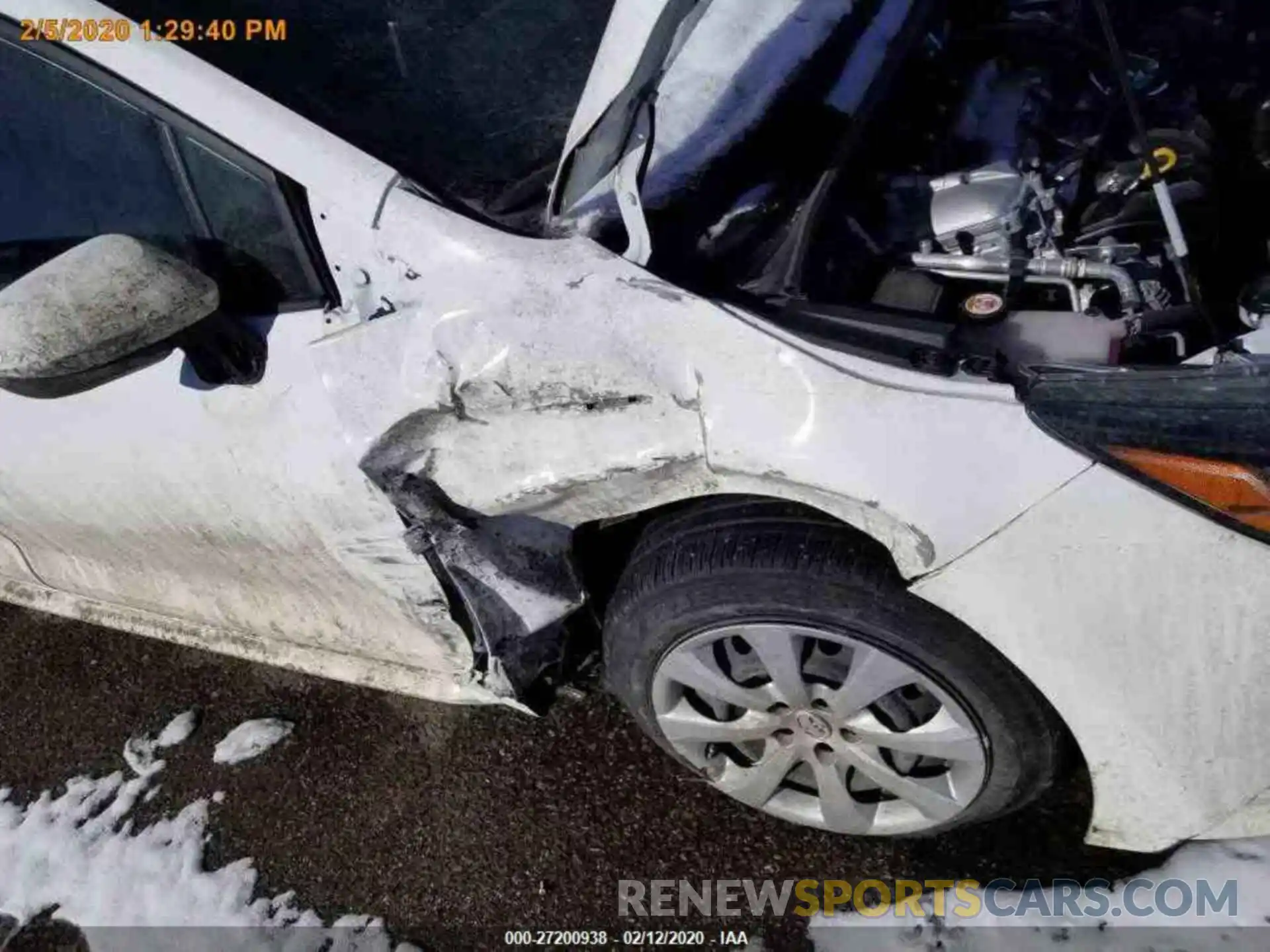 11 Photograph of a damaged car JTDEPRAE0LJ044160 TOYOTA COROLLA 2020