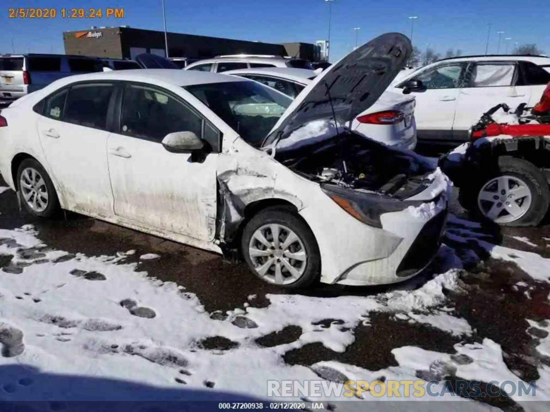 17 Photograph of a damaged car JTDEPRAE0LJ044160 TOYOTA COROLLA 2020