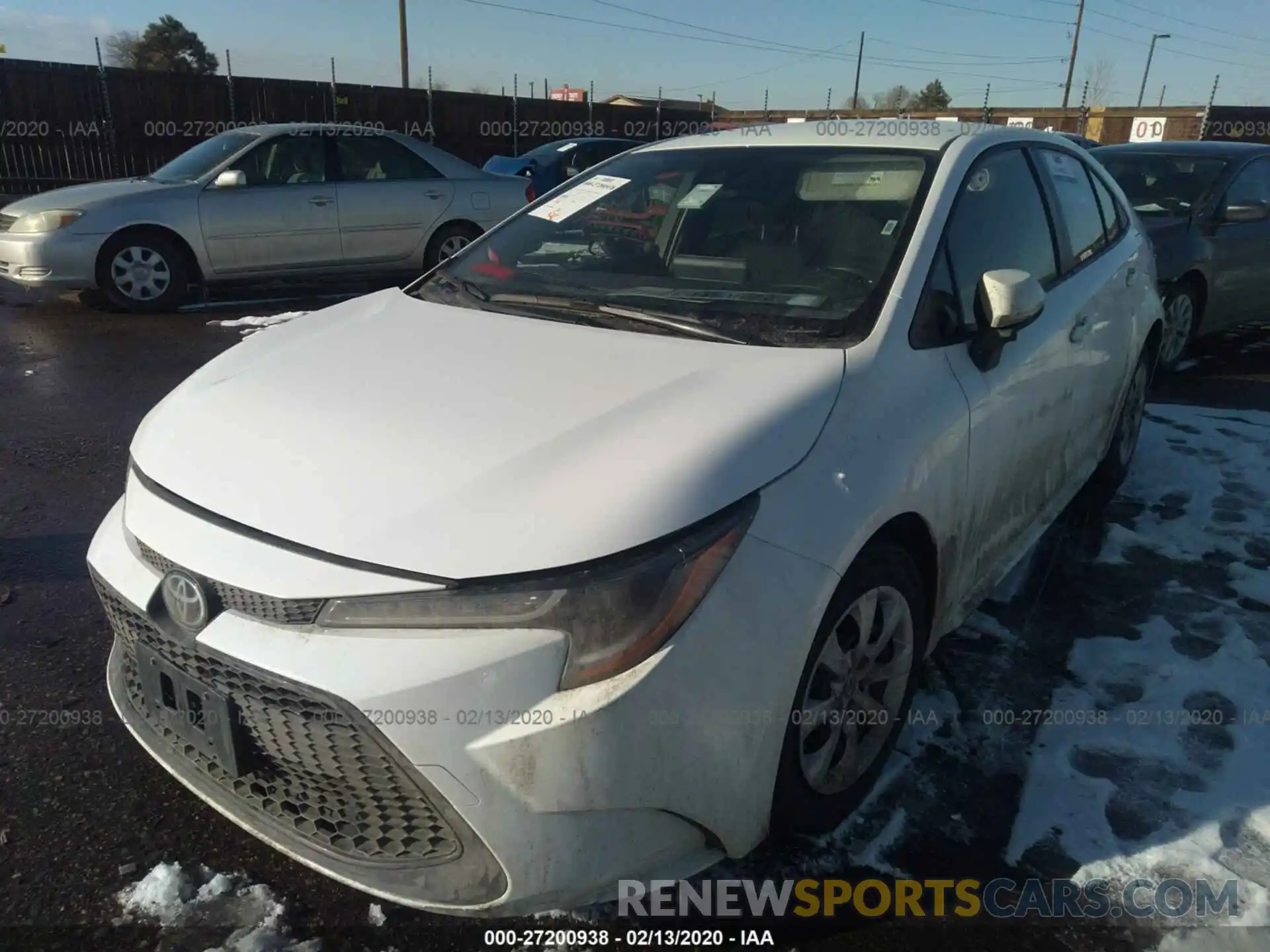 2 Photograph of a damaged car JTDEPRAE0LJ044160 TOYOTA COROLLA 2020