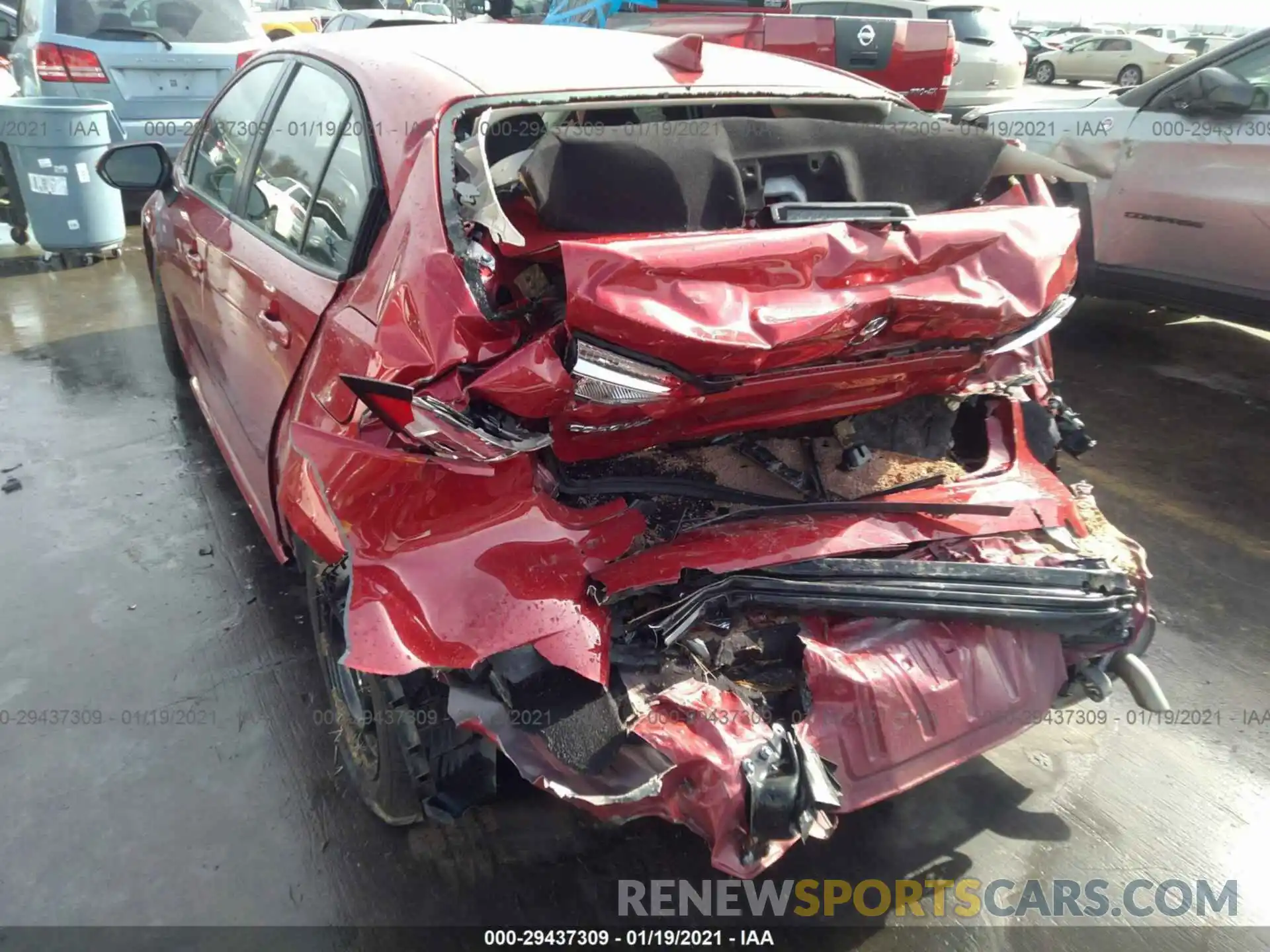 6 Photograph of a damaged car JTDEPRAE0LJ044501 TOYOTA COROLLA 2020