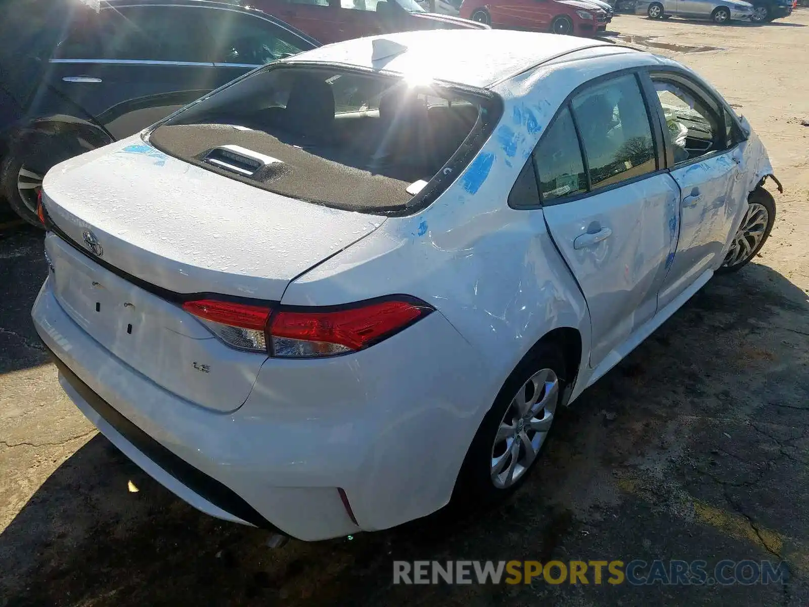 4 Photograph of a damaged car JTDEPRAE0LJ044644 TOYOTA COROLLA 2020