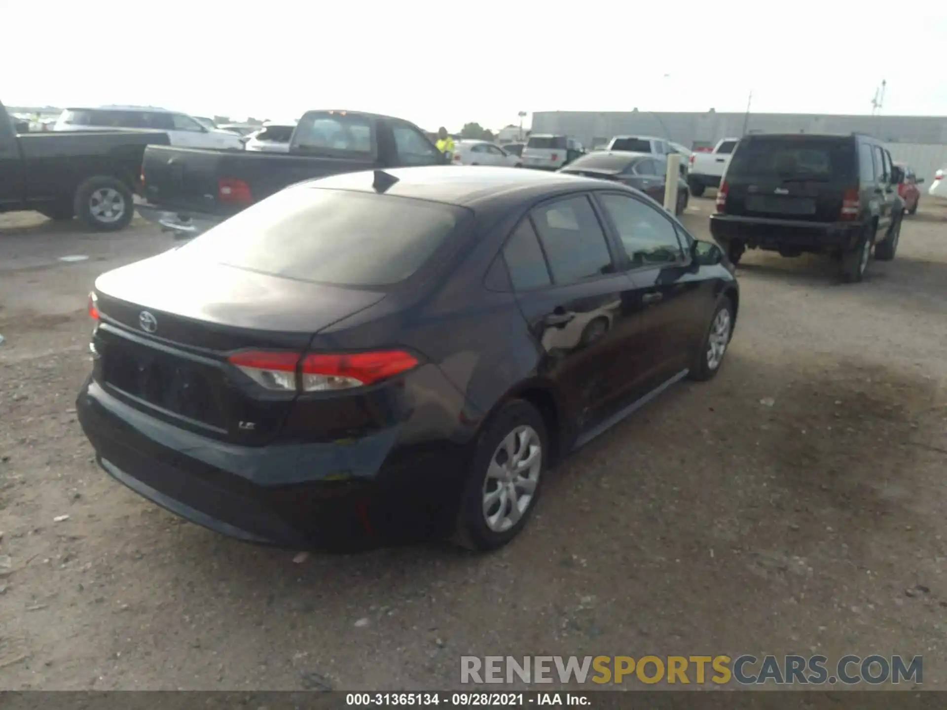 4 Photograph of a damaged car JTDEPRAE0LJ044756 TOYOTA COROLLA 2020