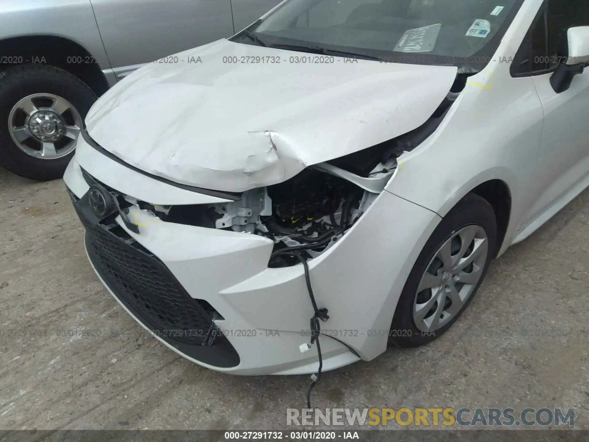 6 Photograph of a damaged car JTDEPRAE0LJ044871 TOYOTA COROLLA 2020