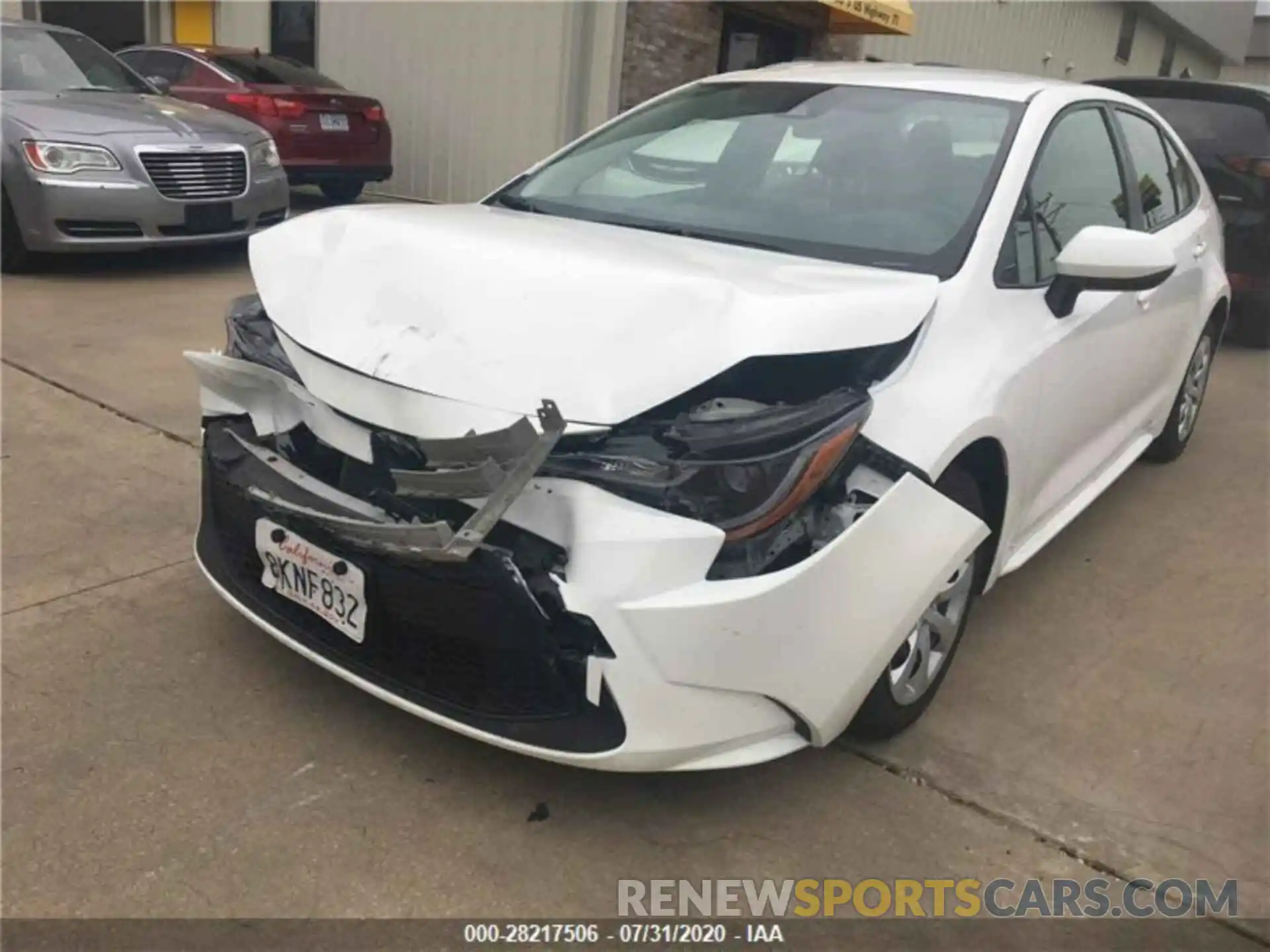 6 Photograph of a damaged car JTDEPRAE0LJ044921 TOYOTA COROLLA 2020