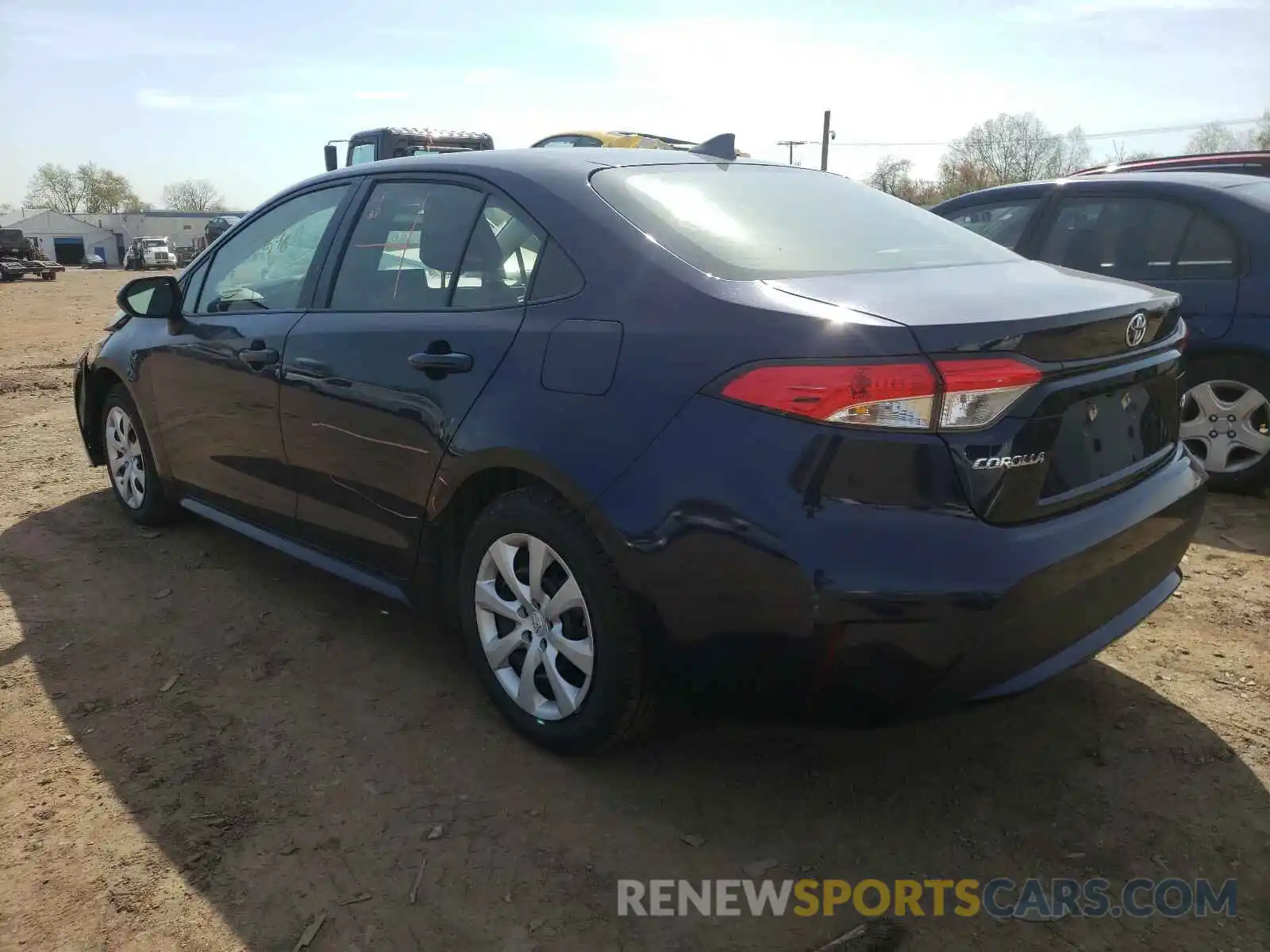 3 Photograph of a damaged car JTDEPRAE0LJ045017 TOYOTA COROLLA 2020