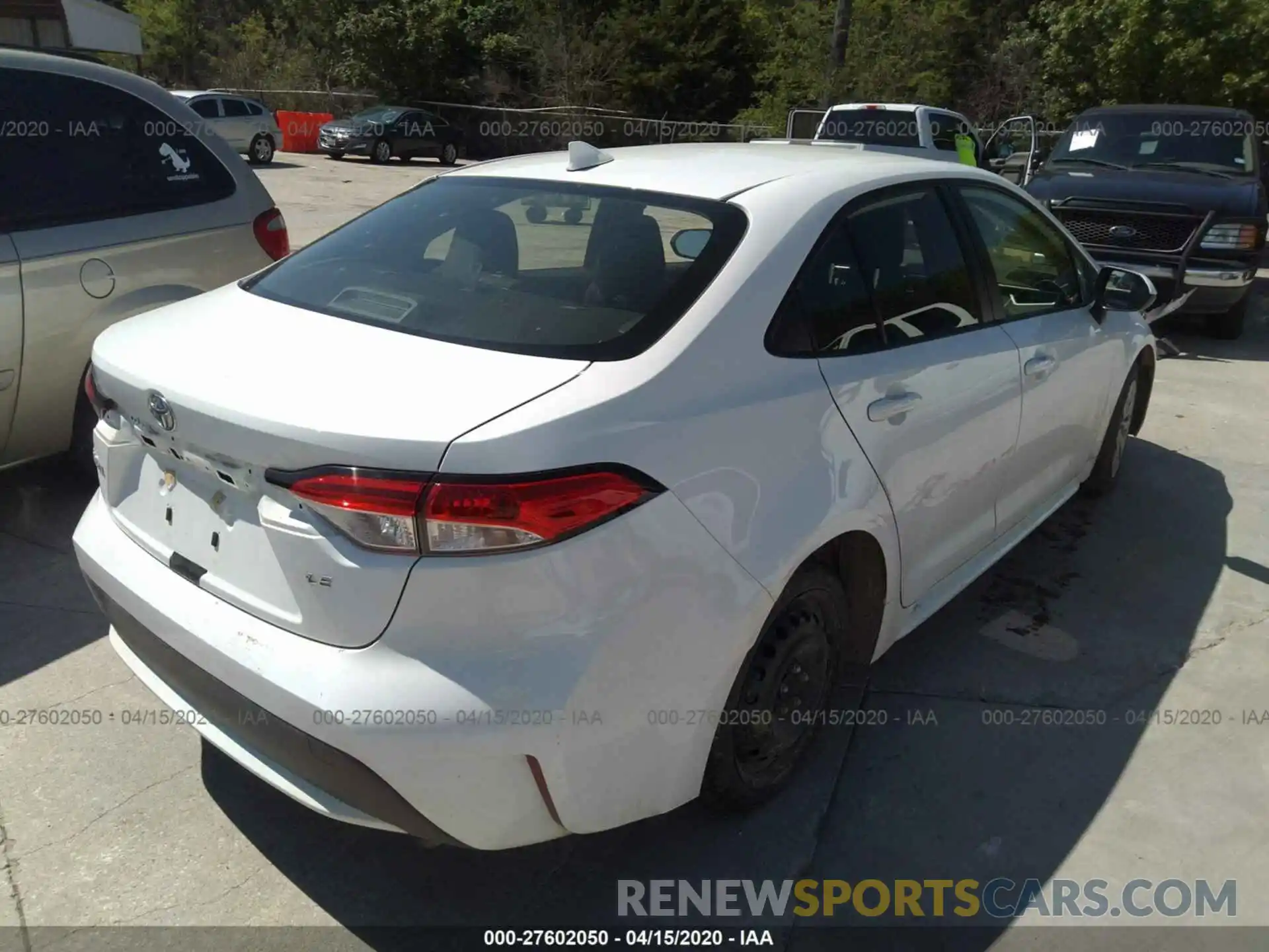 4 Photograph of a damaged car JTDEPRAE0LJ045051 TOYOTA COROLLA 2020