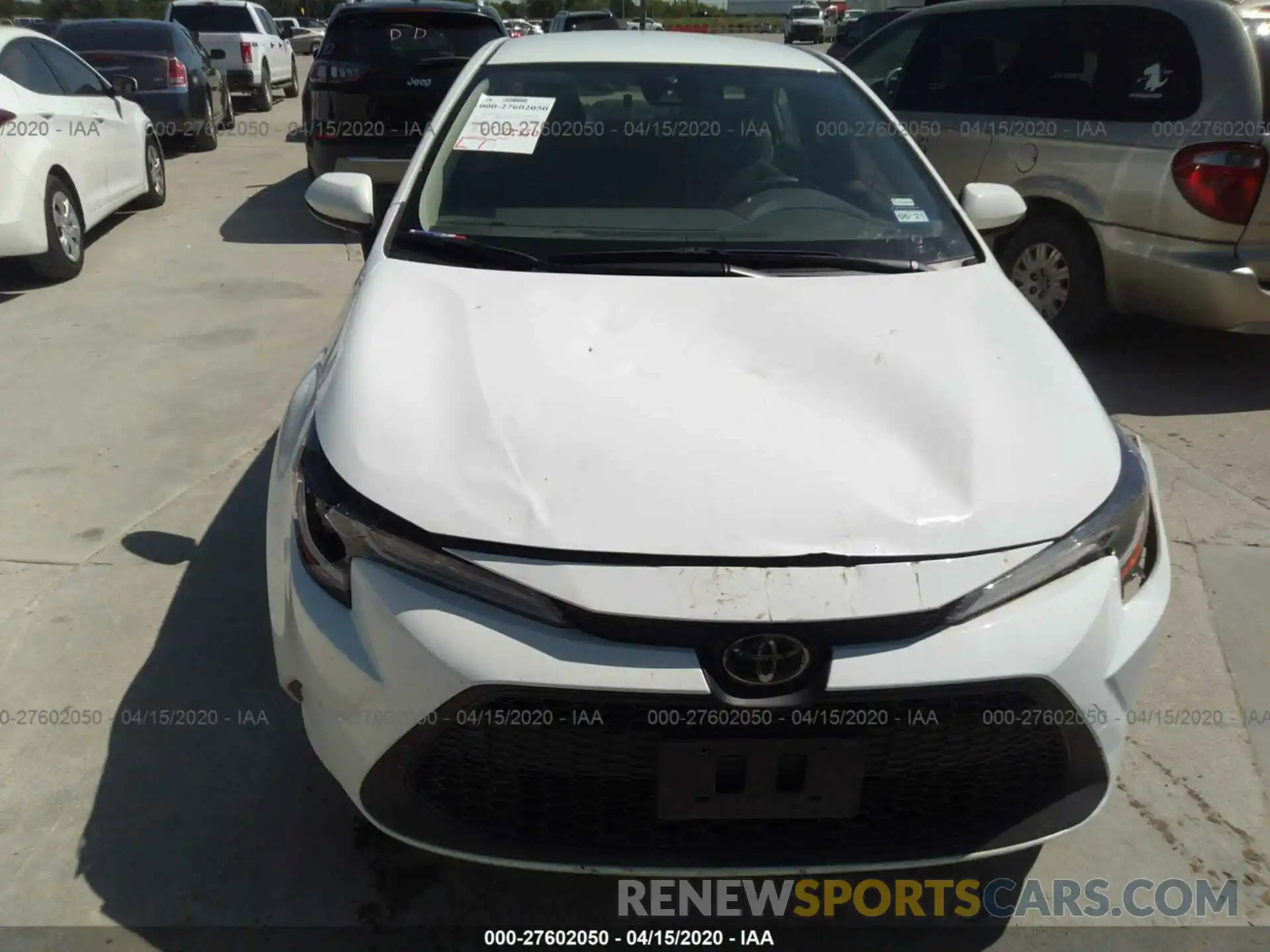 6 Photograph of a damaged car JTDEPRAE0LJ045051 TOYOTA COROLLA 2020