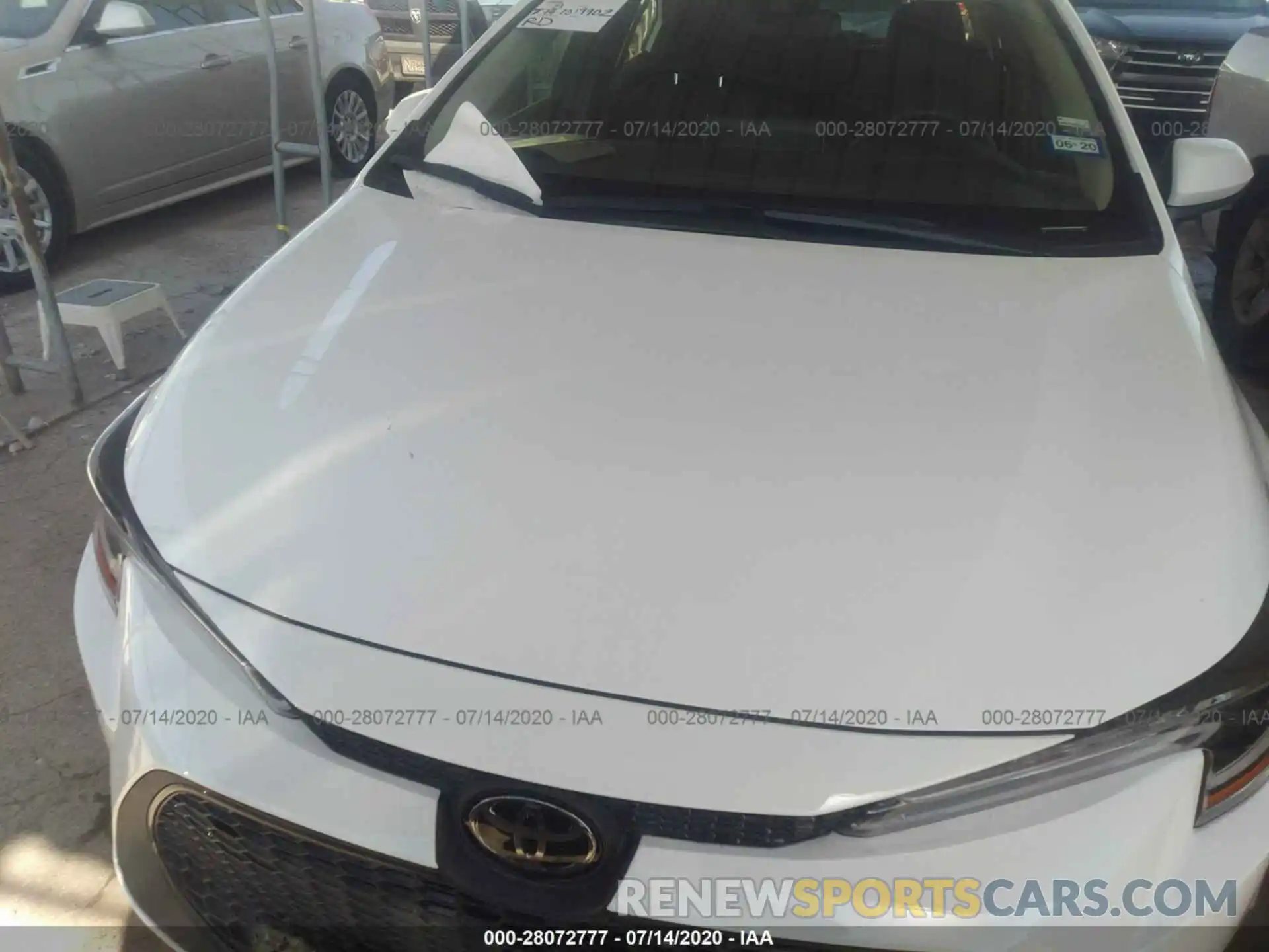 6 Photograph of a damaged car JTDEPRAE0LJ045373 TOYOTA COROLLA 2020