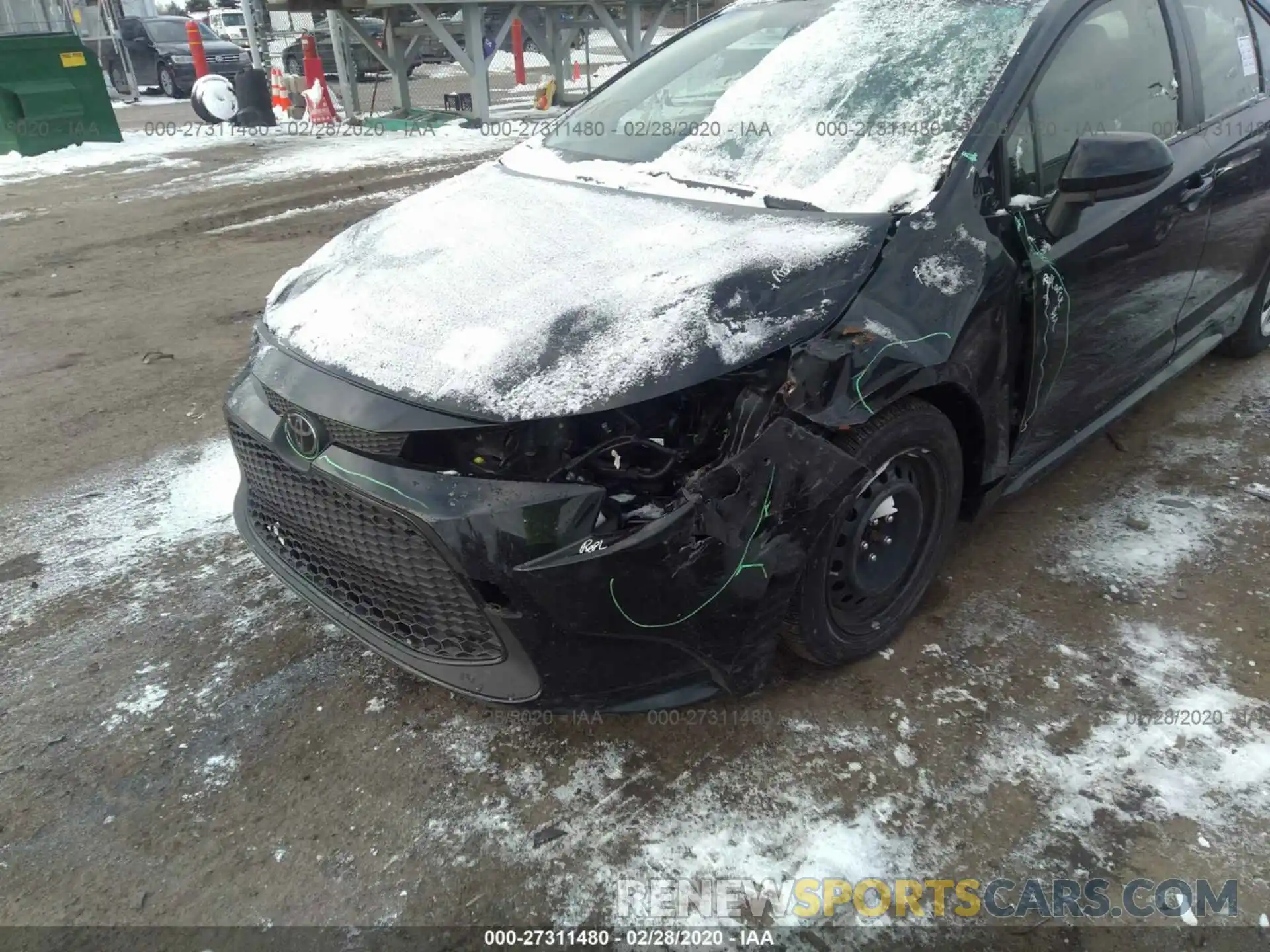 6 Фотография поврежденного автомобиля JTDEPRAE0LJ045700 TOYOTA COROLLA 2020