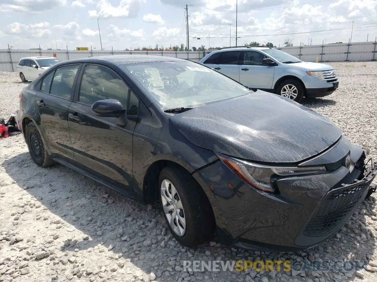 1 Photograph of a damaged car JTDEPRAE0LJ045731 TOYOTA COROLLA 2020