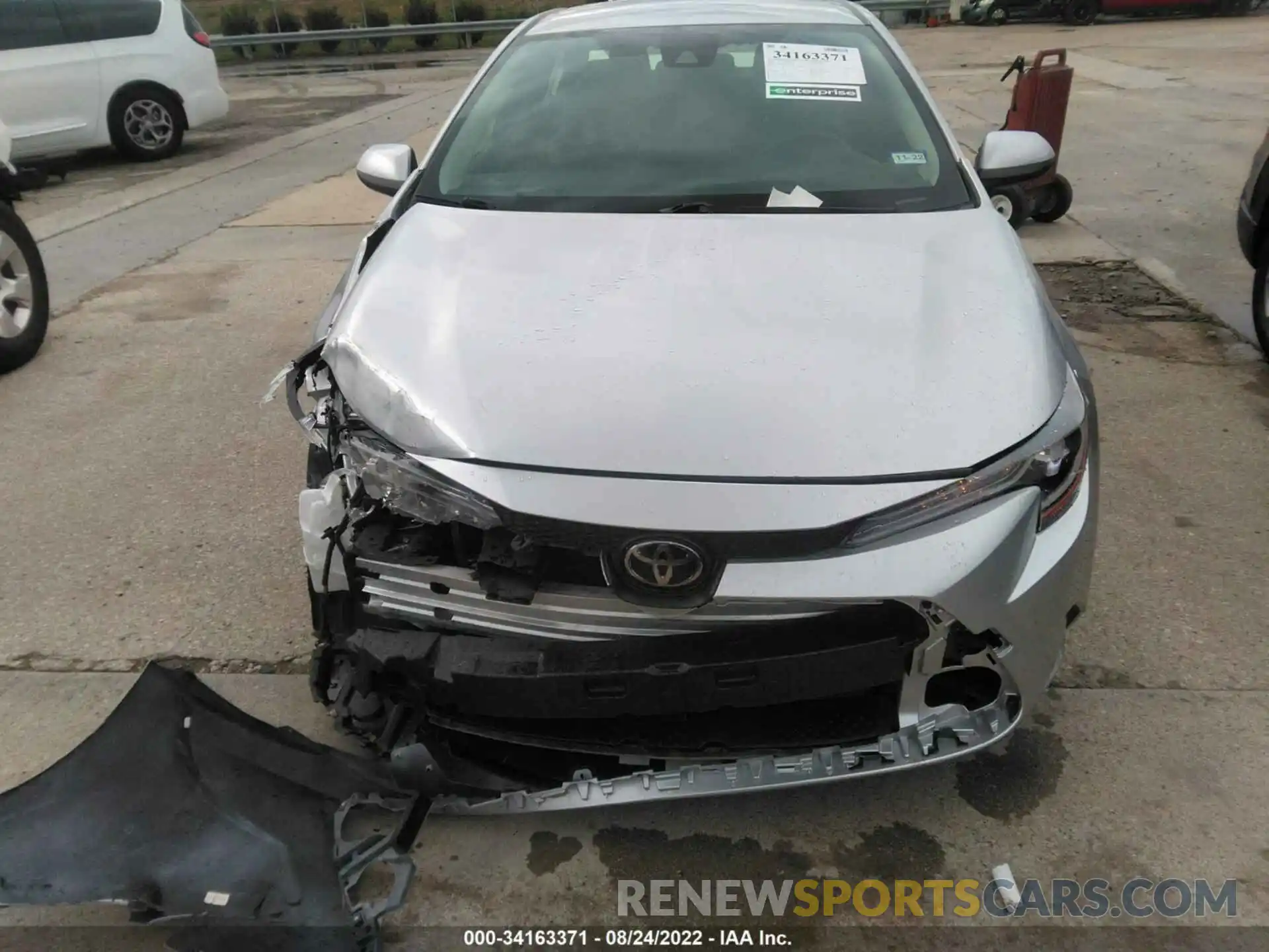 6 Photograph of a damaged car JTDEPRAE0LJ046216 TOYOTA COROLLA 2020